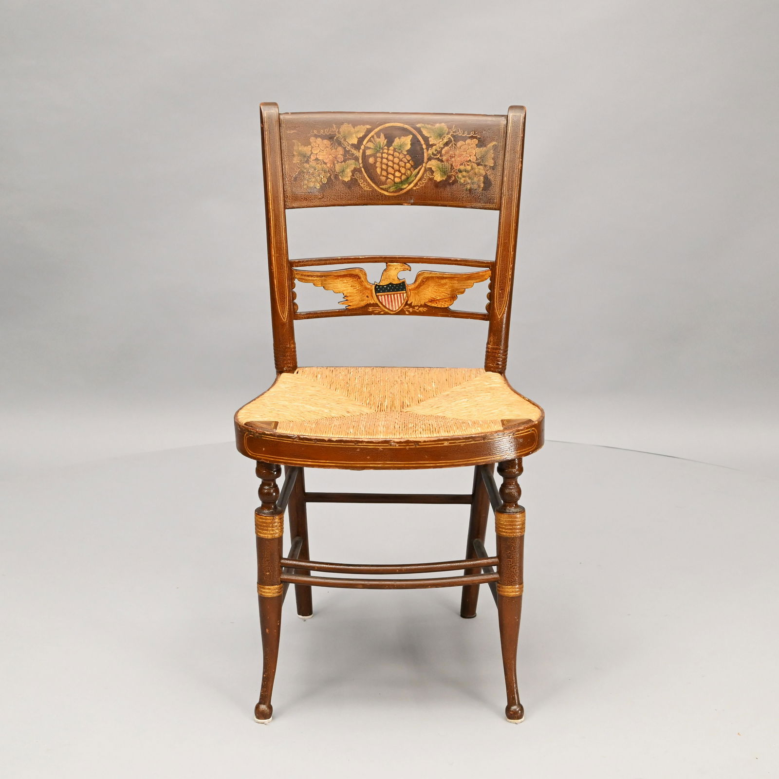 American Eagle Paint-Decorated Fancy Chair (1 of 4)