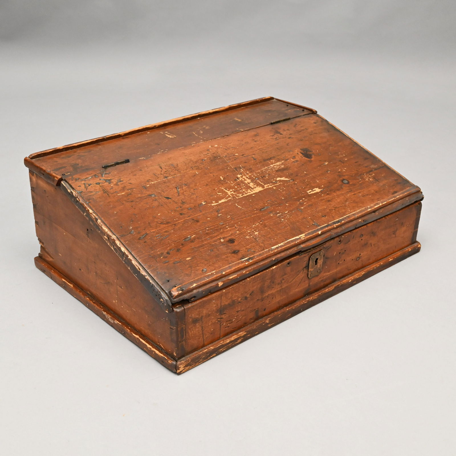 19th C. American Pine Paymaster's Desk (1 of 6)