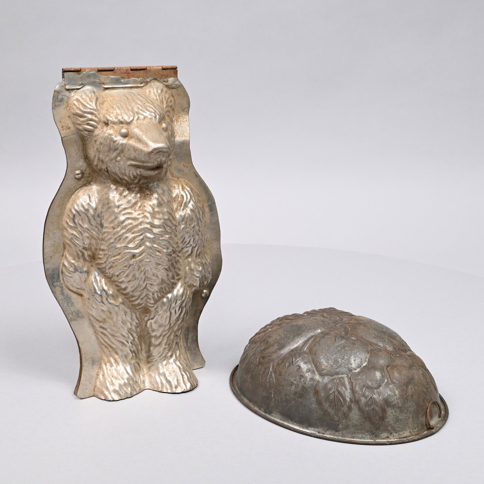 German Tin Teddy Bear Chocolate Mold, Late 19th C. (1 of 9)