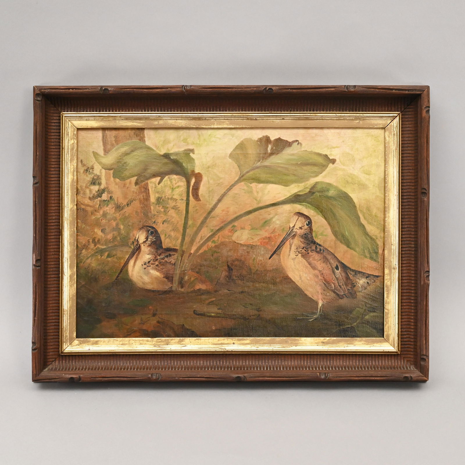 19th C. American School View of Woodcocks (1 of 2)