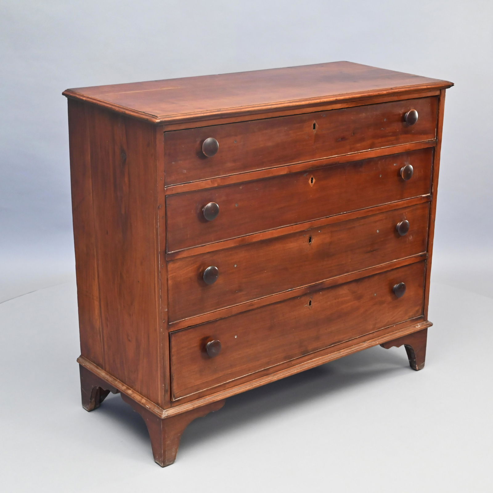 American Federal Cherry and Yellow Pine Chest (1 of 4)