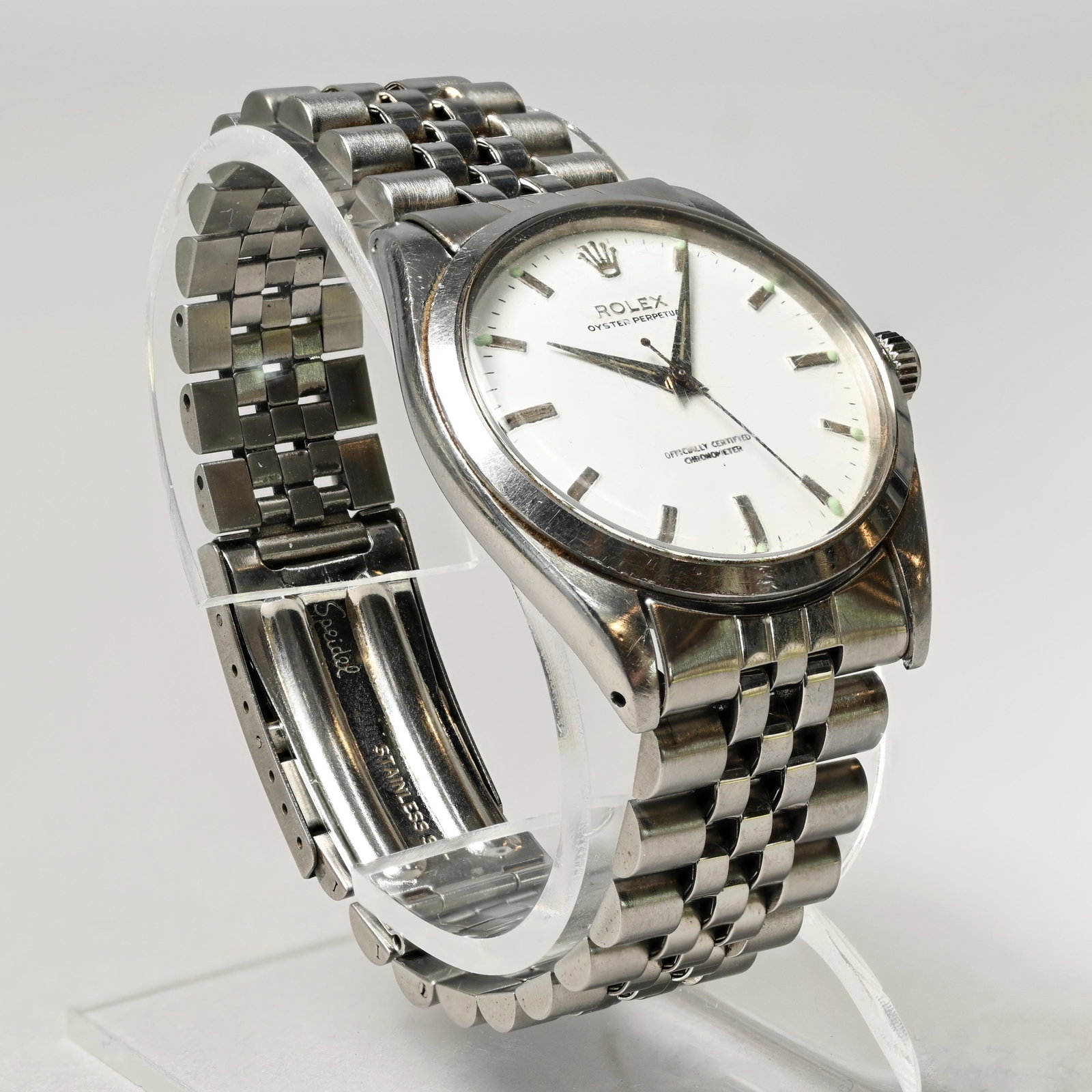 Swiss Gent's Rolex Oyster Perpetual Steel Watch (1 of 6)