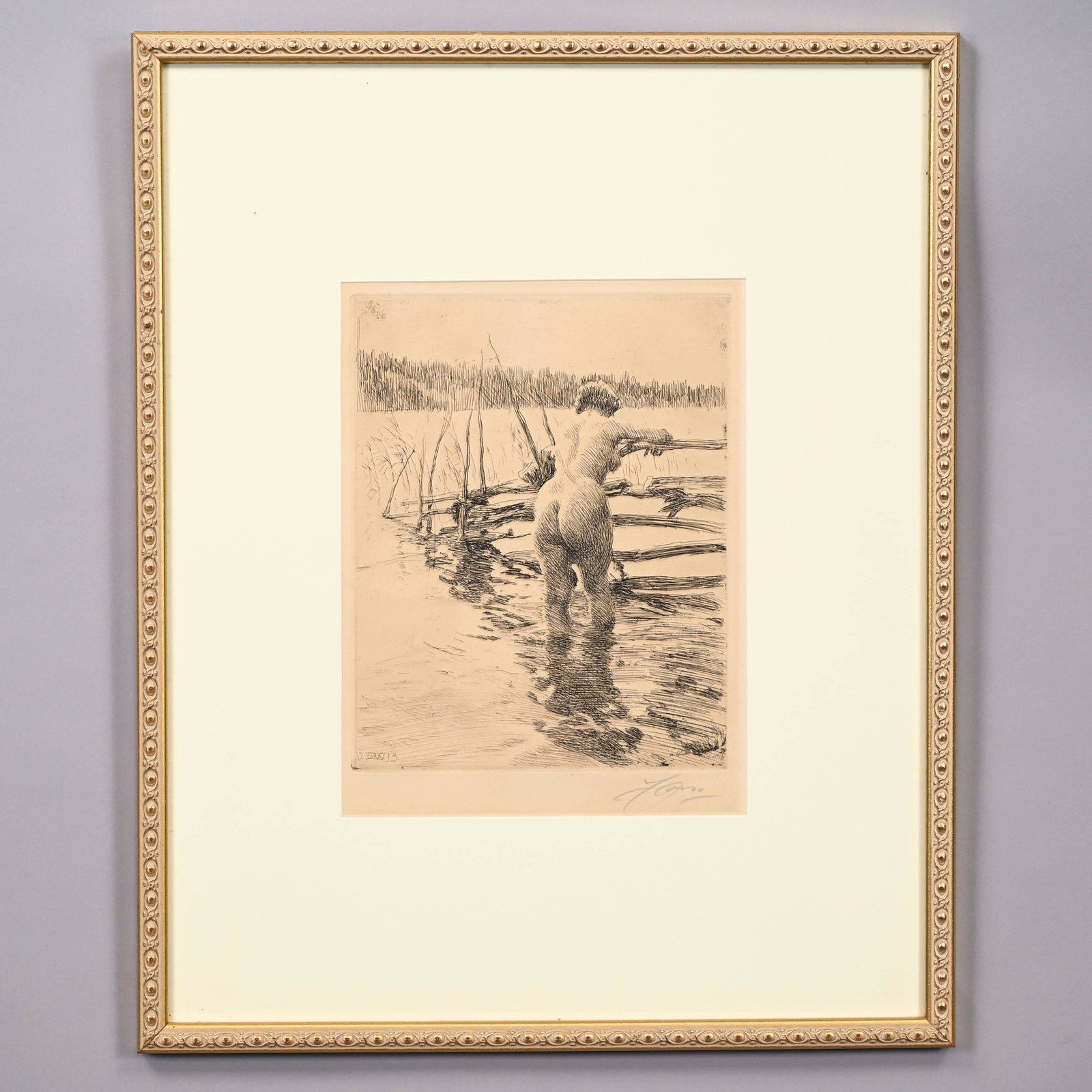 Anders Zorn - "The Fence," 1913 (1 of 5)