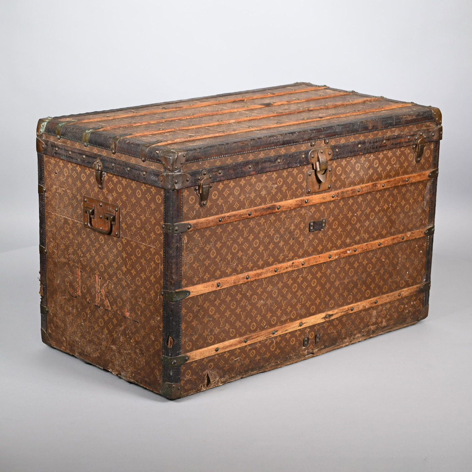 Louis Vuitton Courrier Steamer Trunk, 1920's-30's (1 of 13)