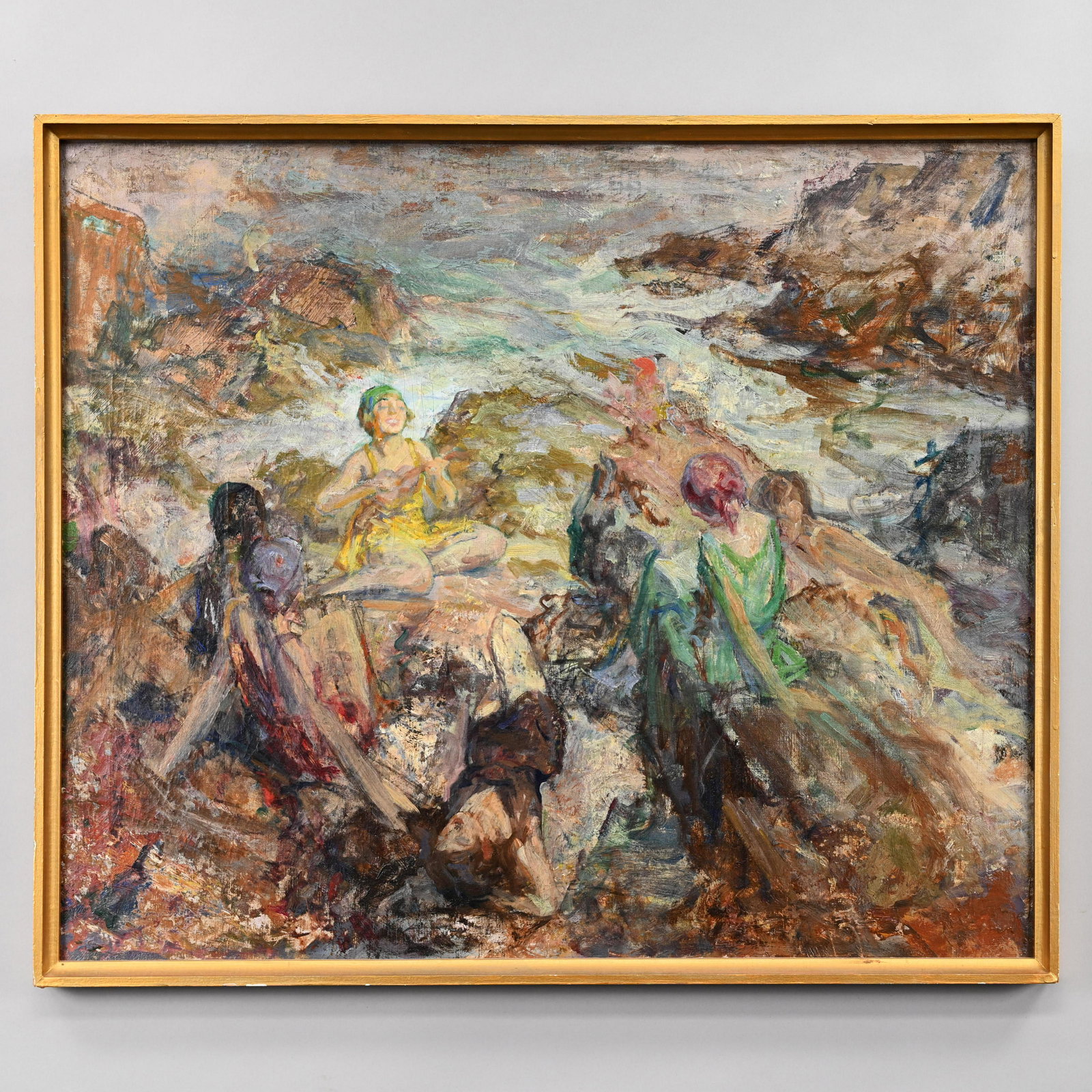 American School - Six Bathers at the Seaside (1 of 2)