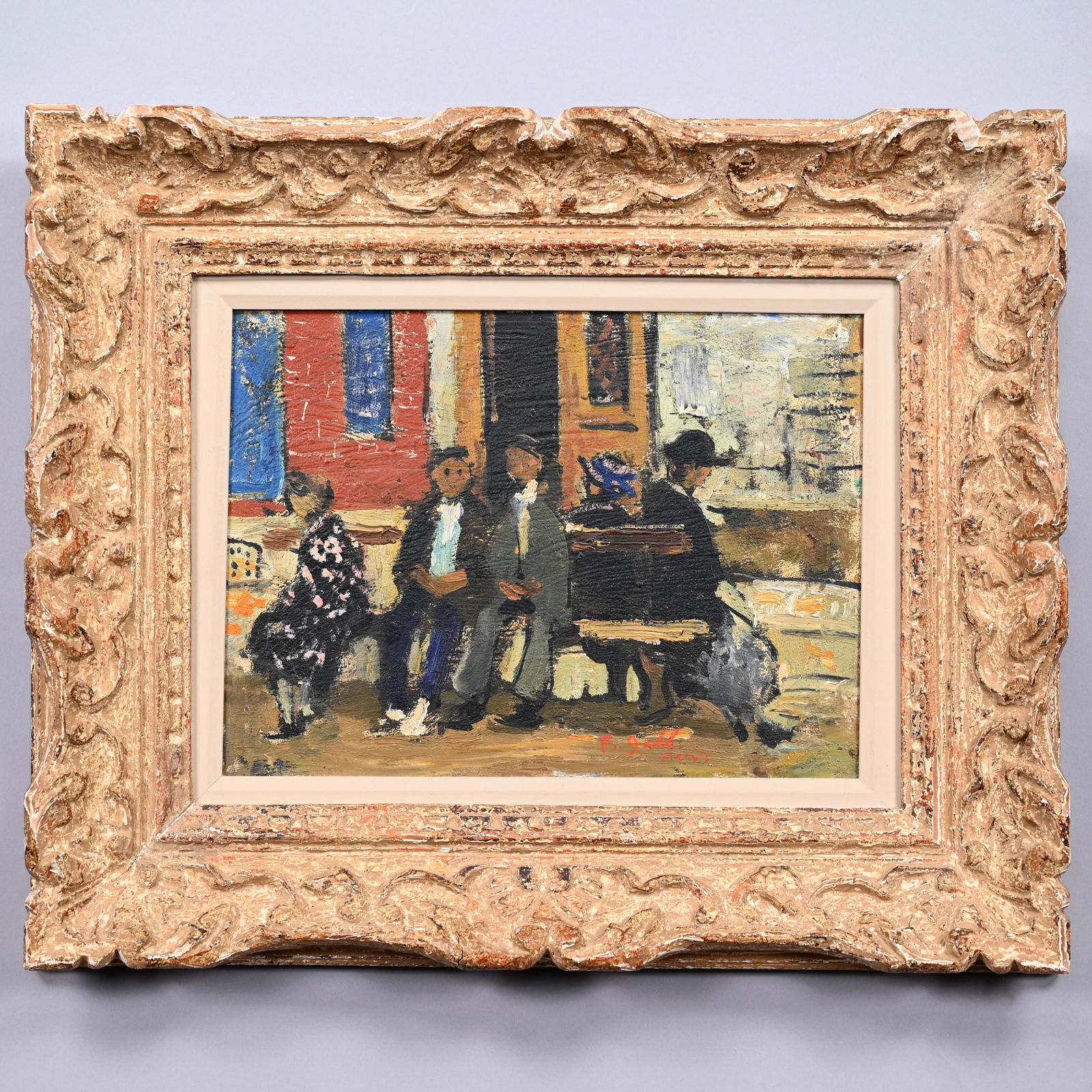 Francois Gall - "Parisian Street Scene" (1 of 3)