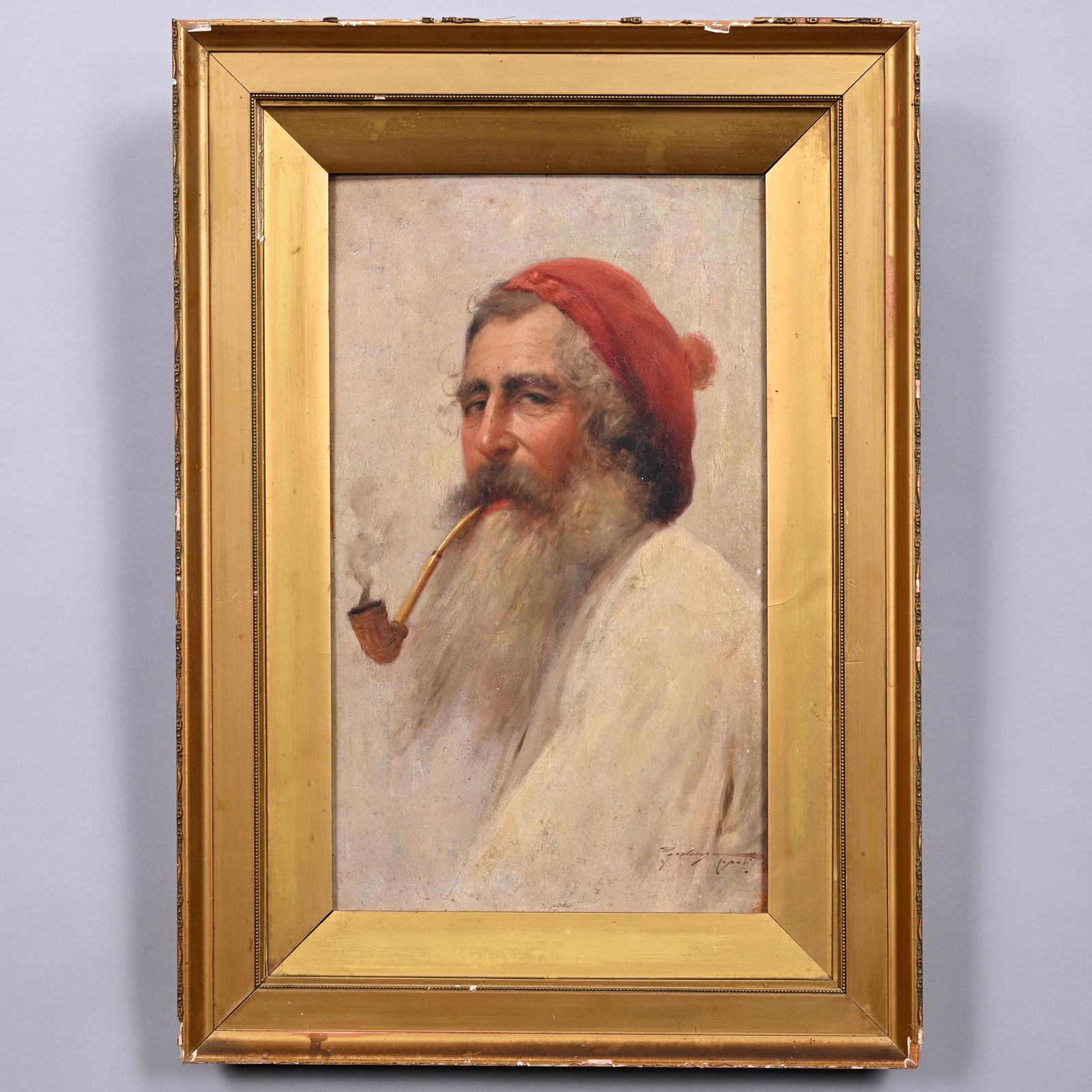 Italian School (Naples)-Portrait of an Elderly Man (1 of 3)