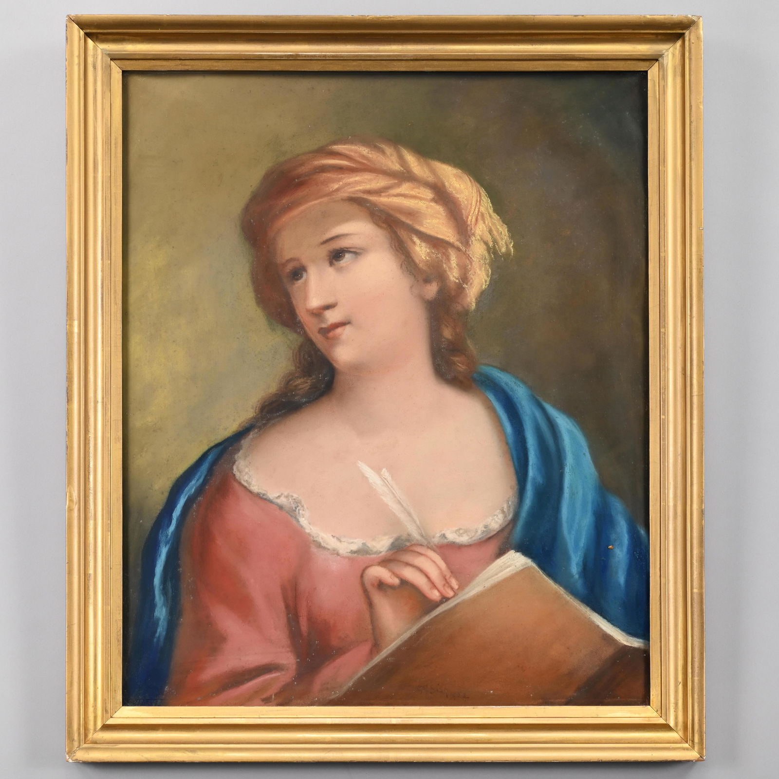 George G. Fish - Orientalist Portrait of a Writer (1 of 4)