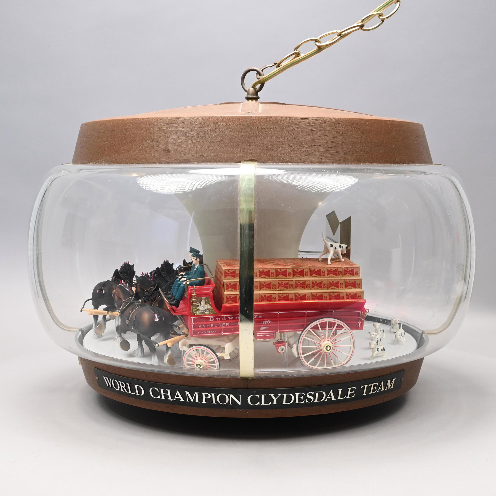 Budweiser Clydesdale Carousel Motion Hanging Sign (1 of 11)