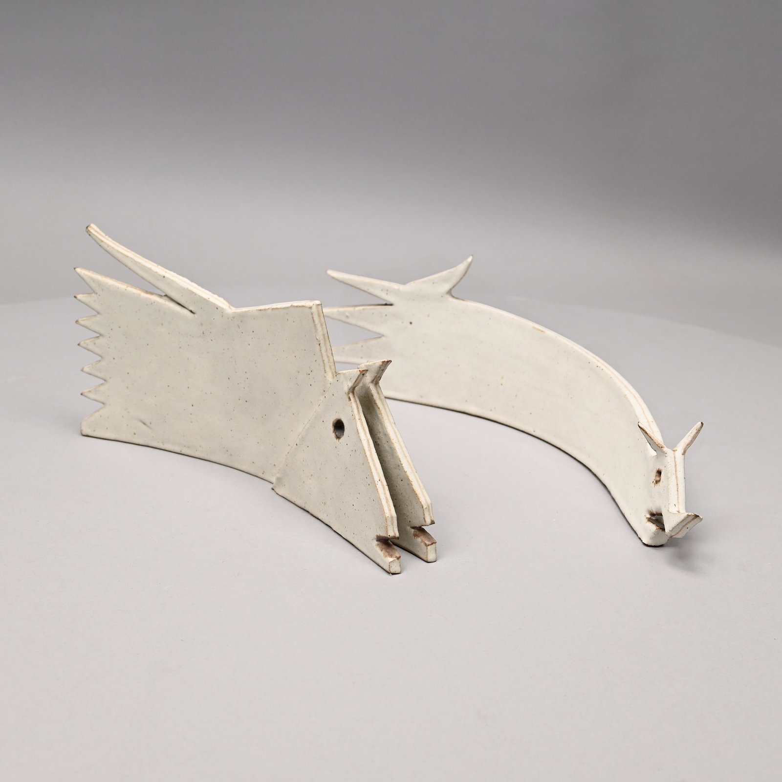 Bruno Gambone - Two Glazed Stoneware Sculptures (1 of 12)