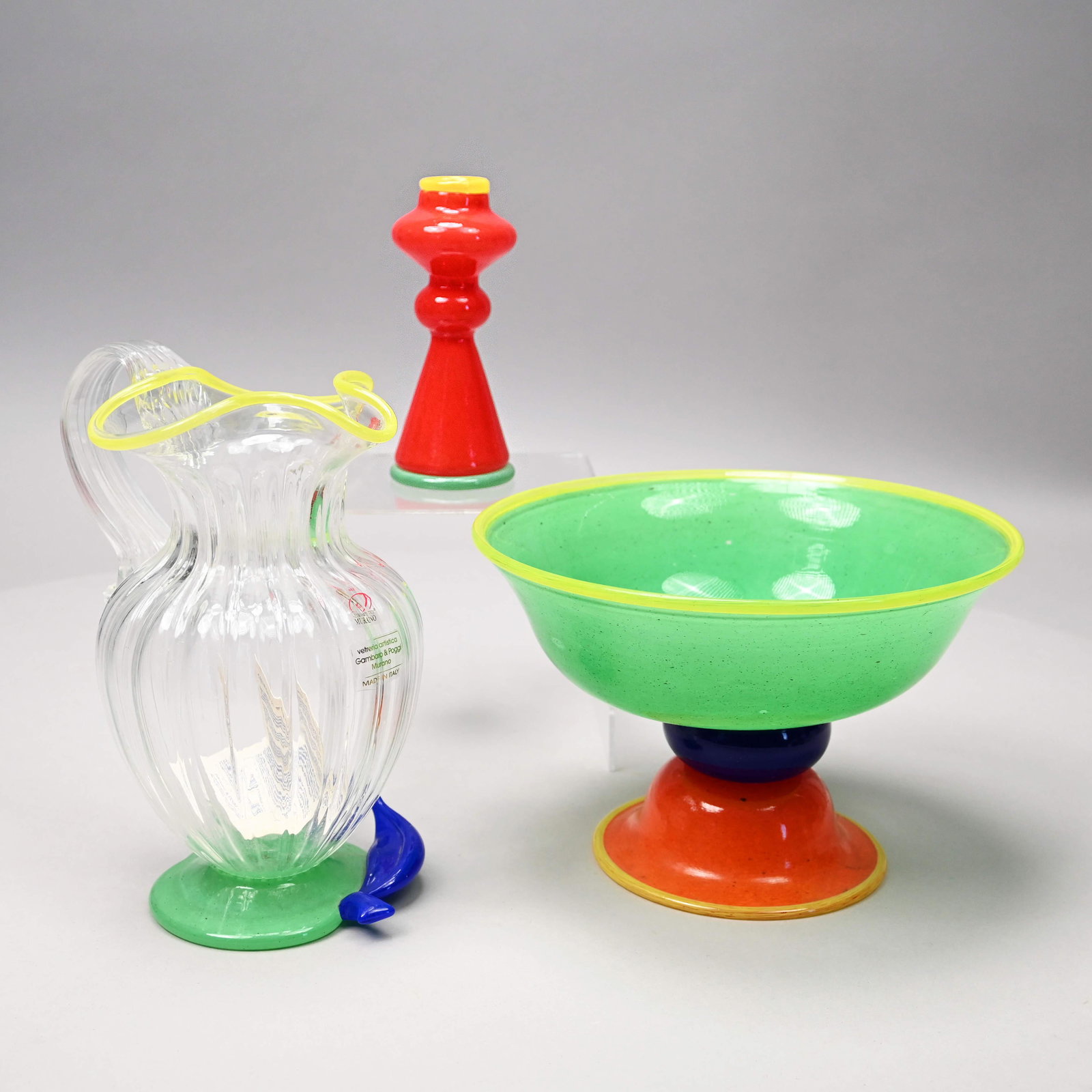 Three Gambaro & Poggi Murano Glass Tablewares (1 of 13)
