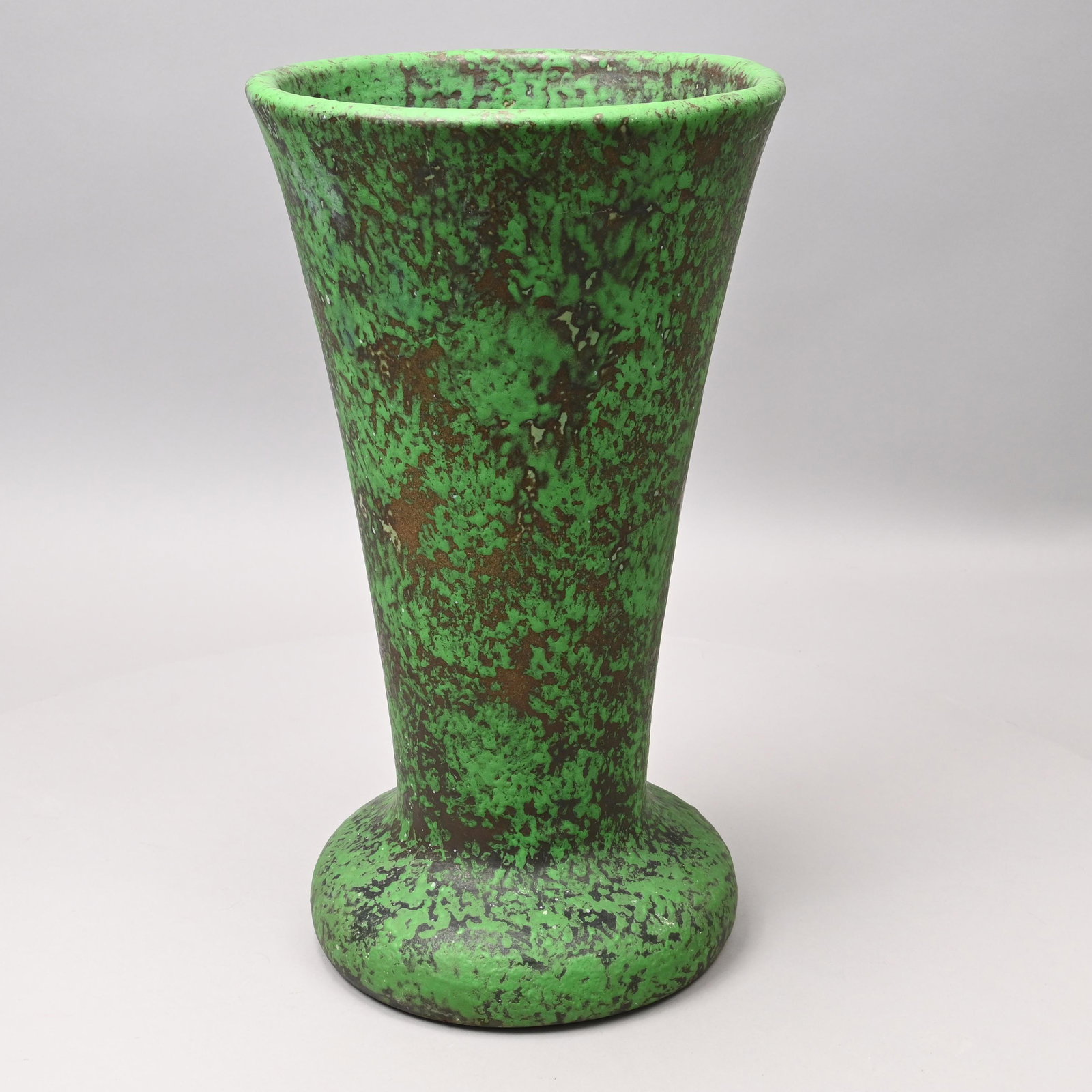 Large Weller Pottery 'Coppertone' Flared Vase (1 of 7)