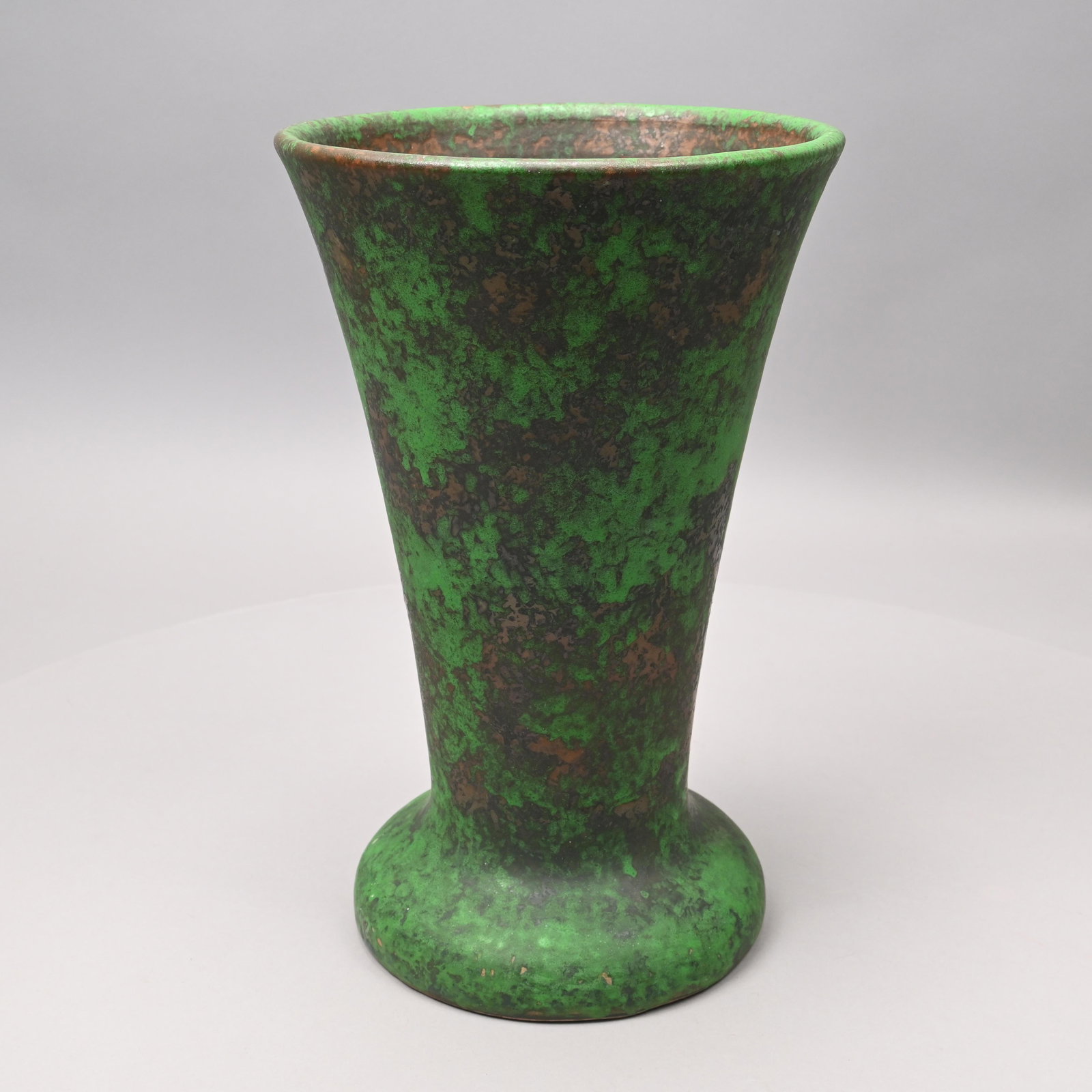 Weller Pottery 'Coppertone' Tall Flared Vase (1 of 7)