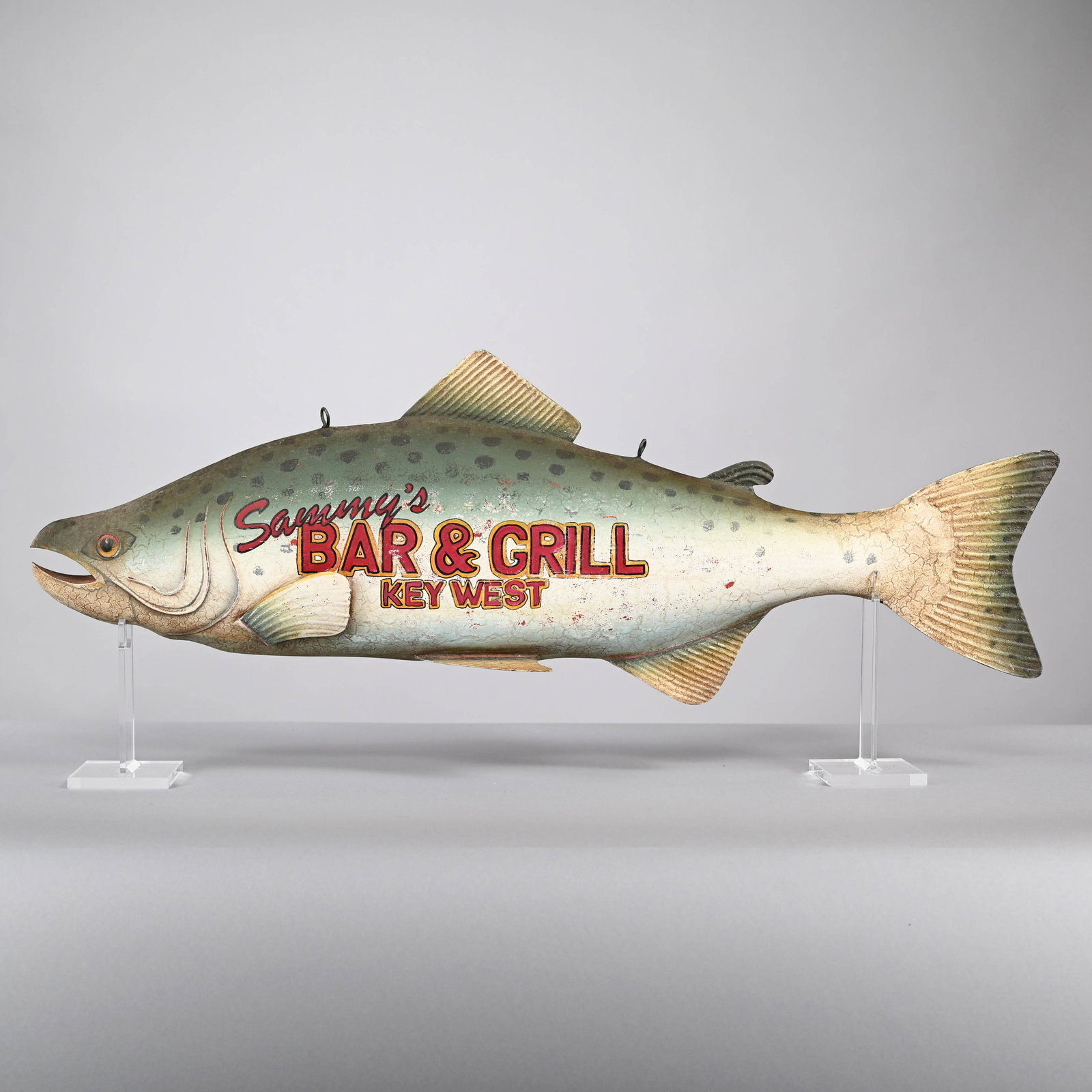 "Sammy's Bar & Grill"Painted,Stencilled Metal Sign (1 of 5)