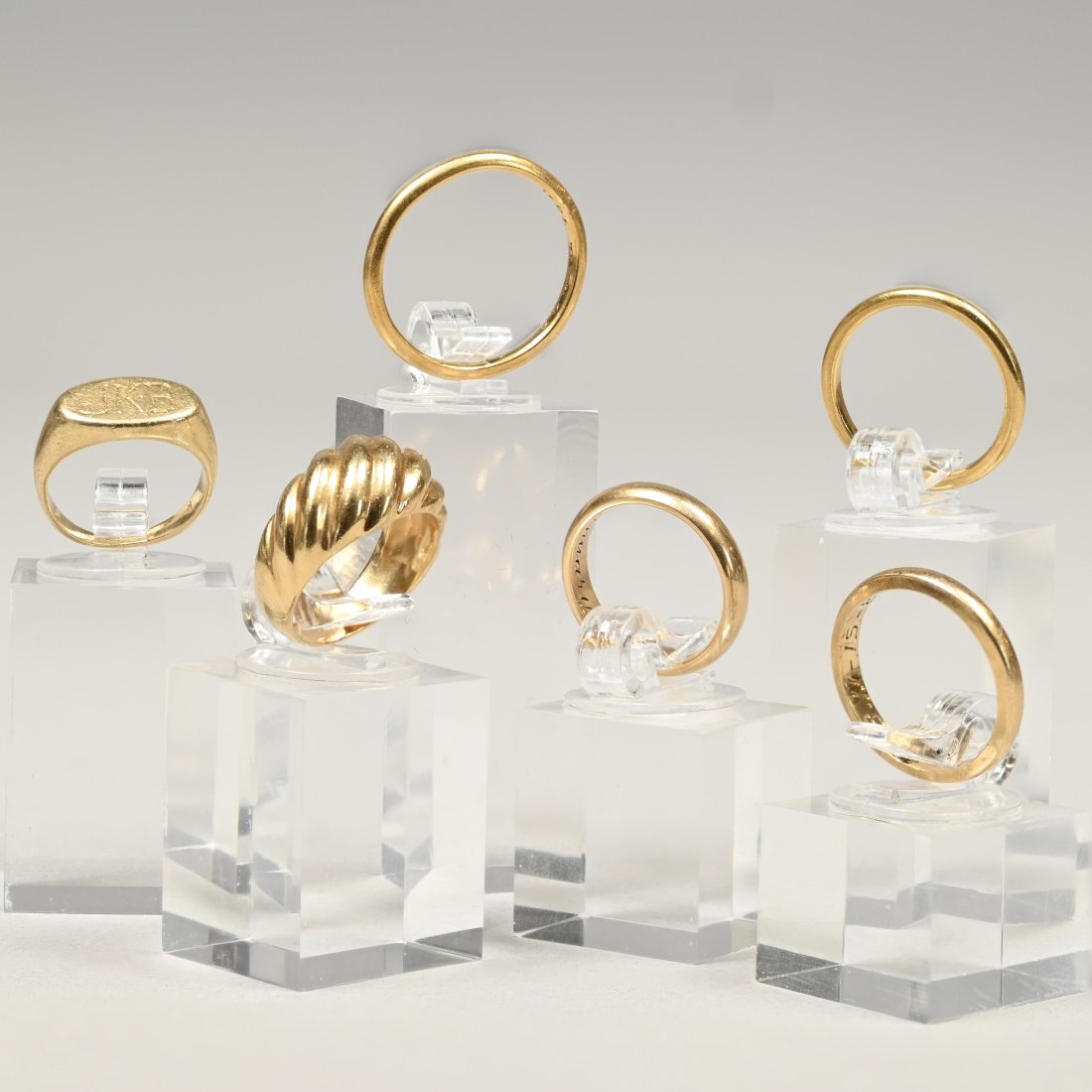 Six Ladies and Gentlemen's Yellow Gold Rings (1 of 19)