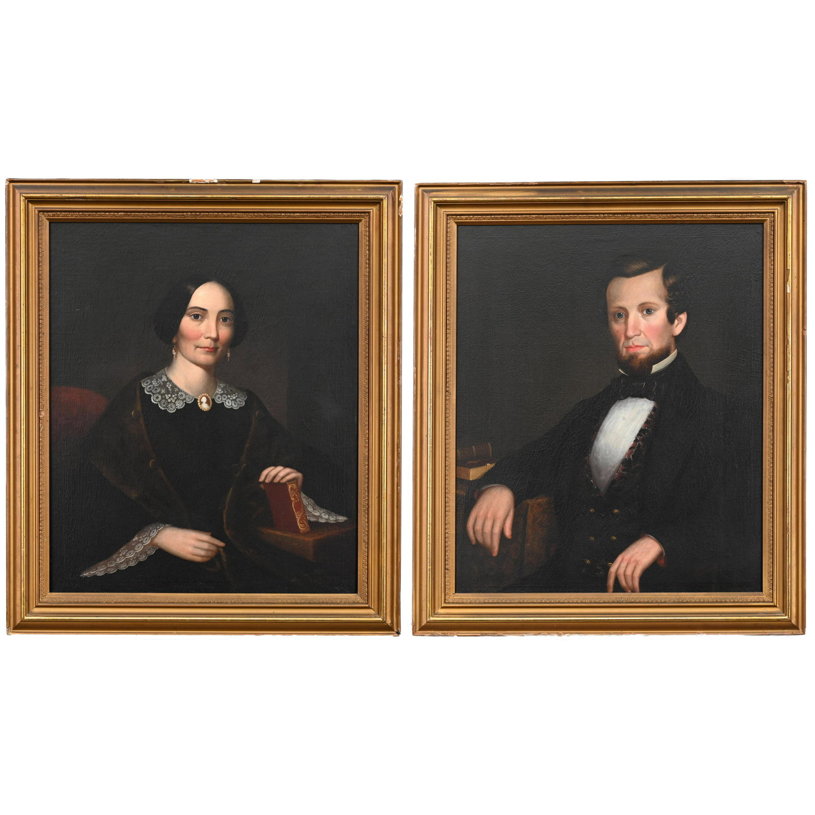 American School - Pair of Portraits (1 of 5)