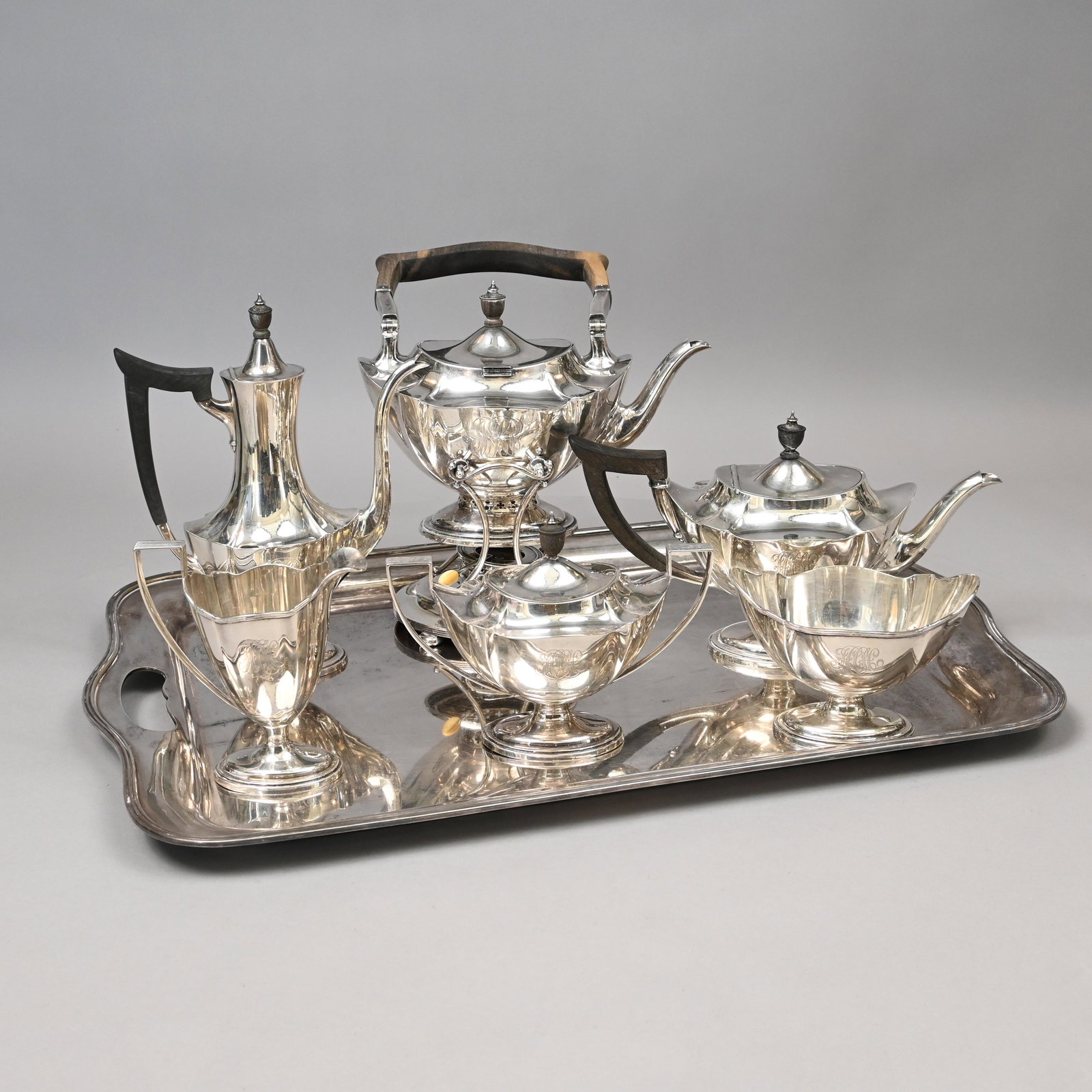 American Sterling Silver Tea and Coffee Service (1 of 17)