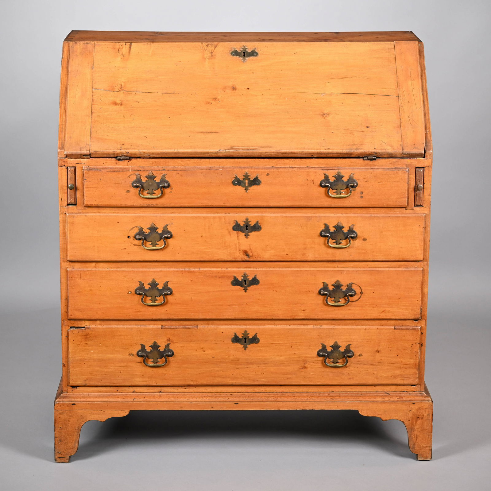 Chippendale Maple Slant-Front Desk (1 of 7)