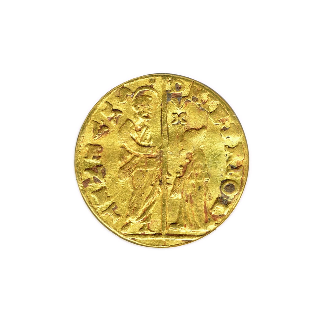 Italy, Venice. Gerolamo Priuli Gold Zecchino (1 of 2)