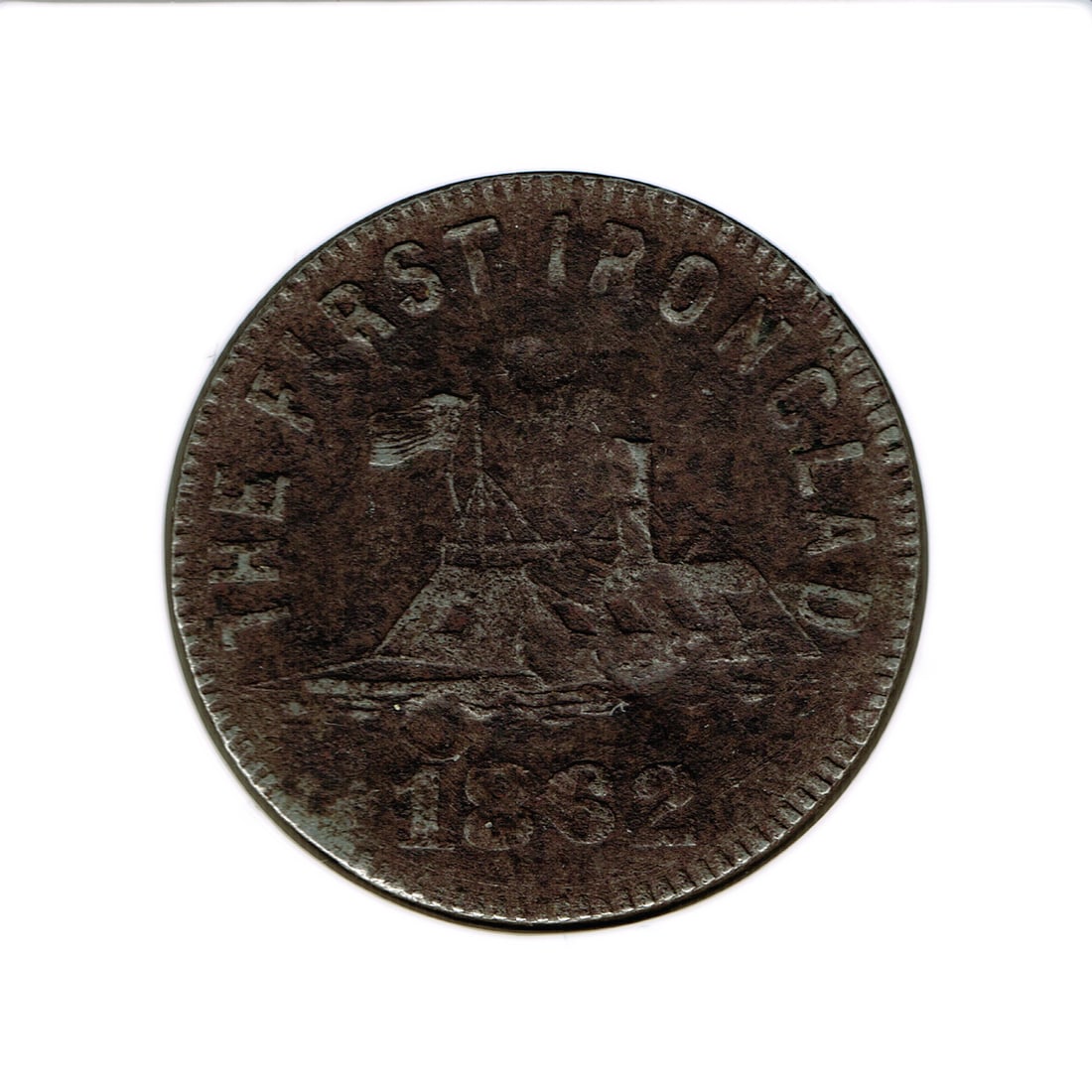 1862 Merrimac Civil War Iron Token (1 of 5)