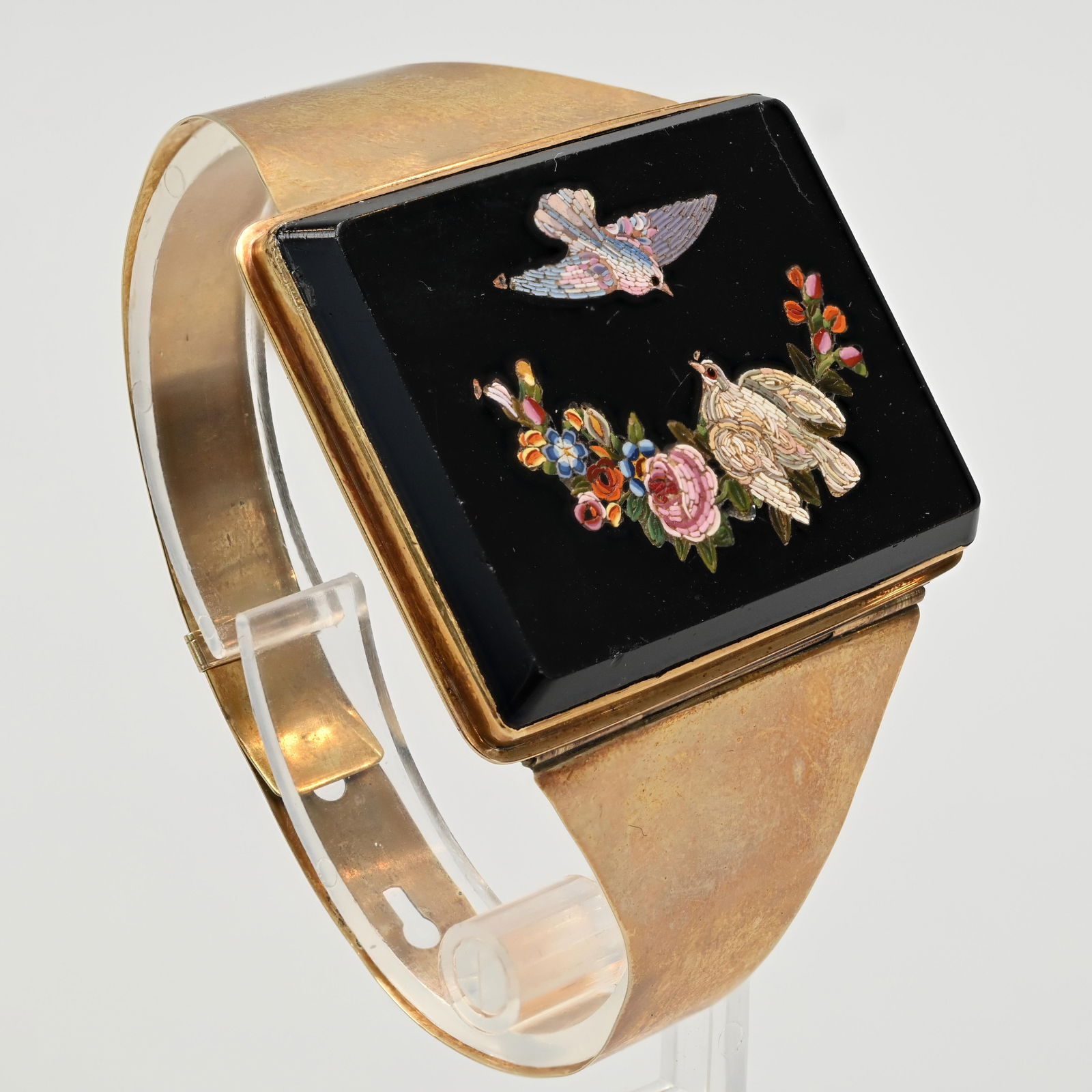 14K Gold Grand Tour Micromosaic Bracelet (1 of 8)