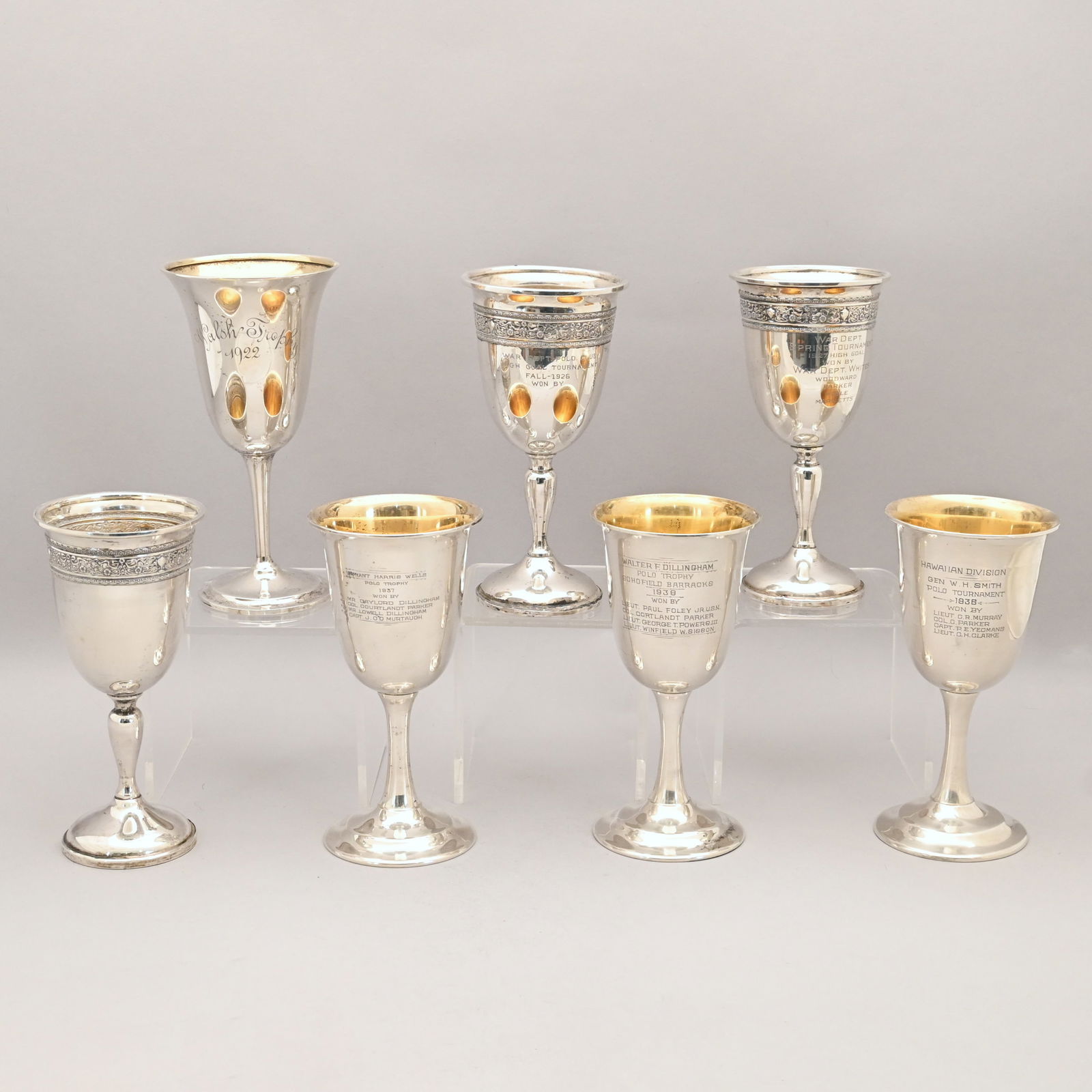 Cortlandt Parker's Seven Sterling Silver Trophies (1 of 13)