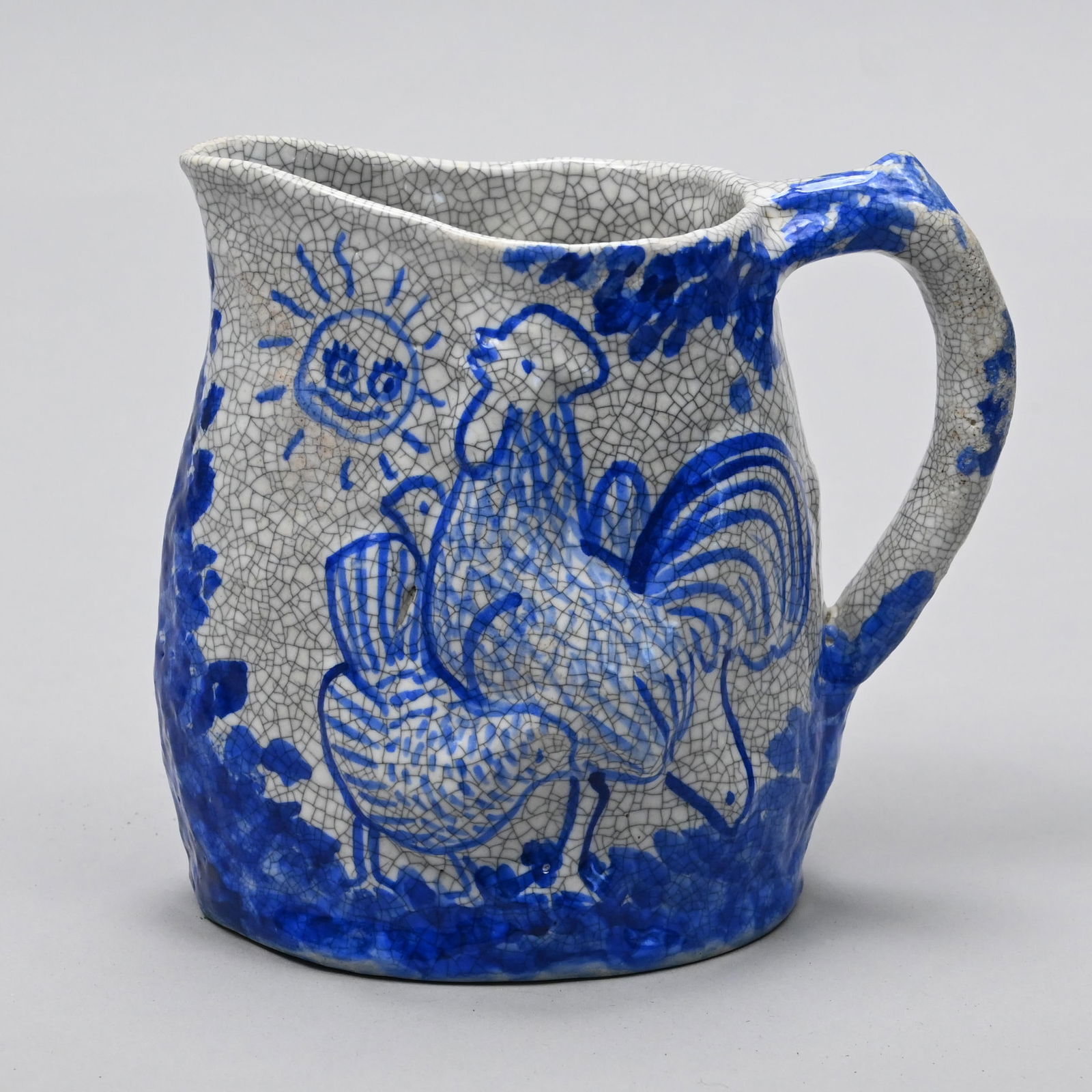 Dedham Pottery 'Day and Night' Pitcher, Dedham, MA (1 of 8)