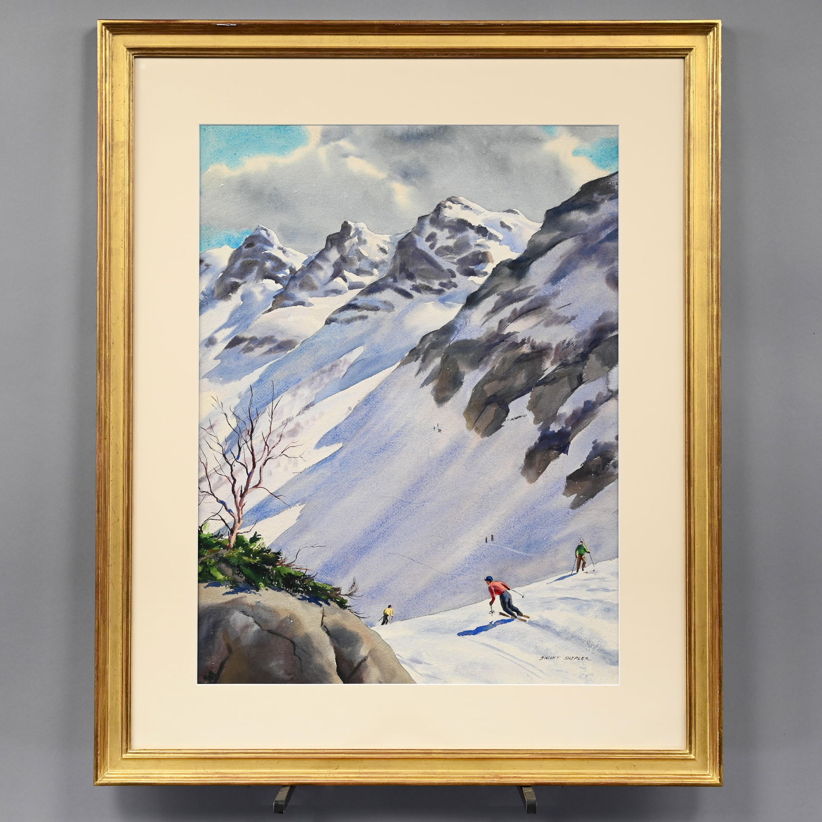 Dwight Clark Shepler - Downhill Skiing (1 of 5)