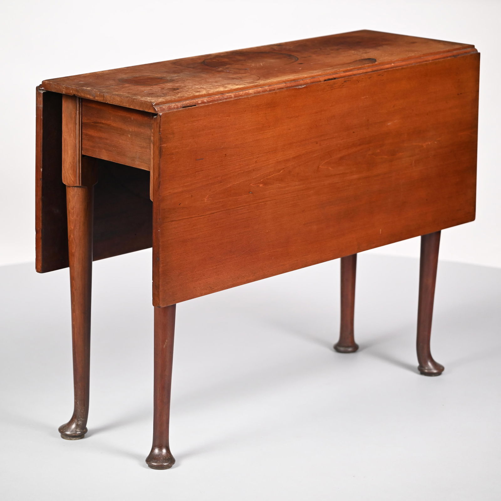 Queen Anne Walnut Drop-Leaf Table (1 of 12)