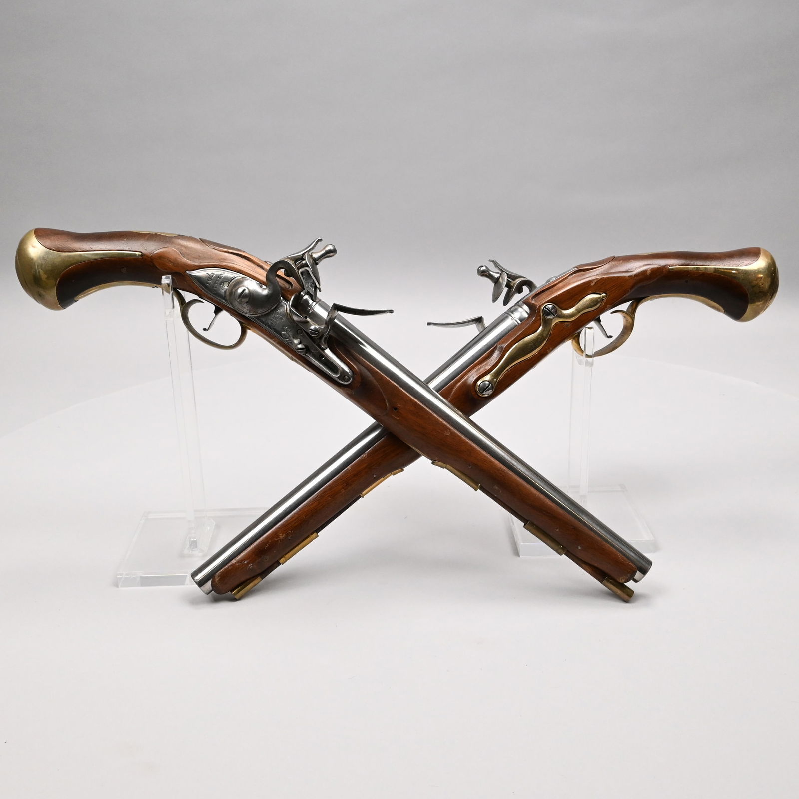 Pair Flintlock Pistols for Colonial Williamsburg (1 of 14)