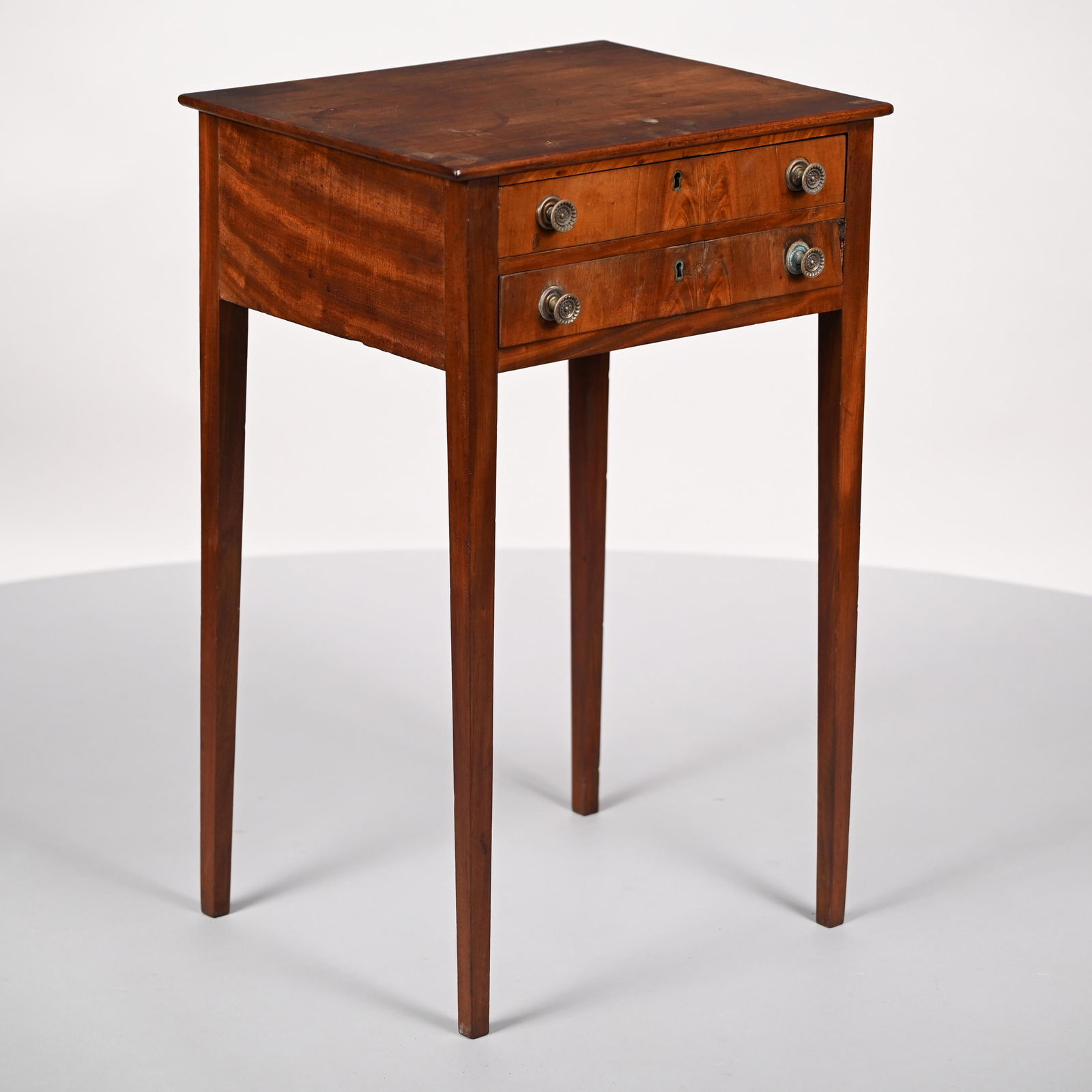 New England Federal Mahogany Work Table (1 of 10)