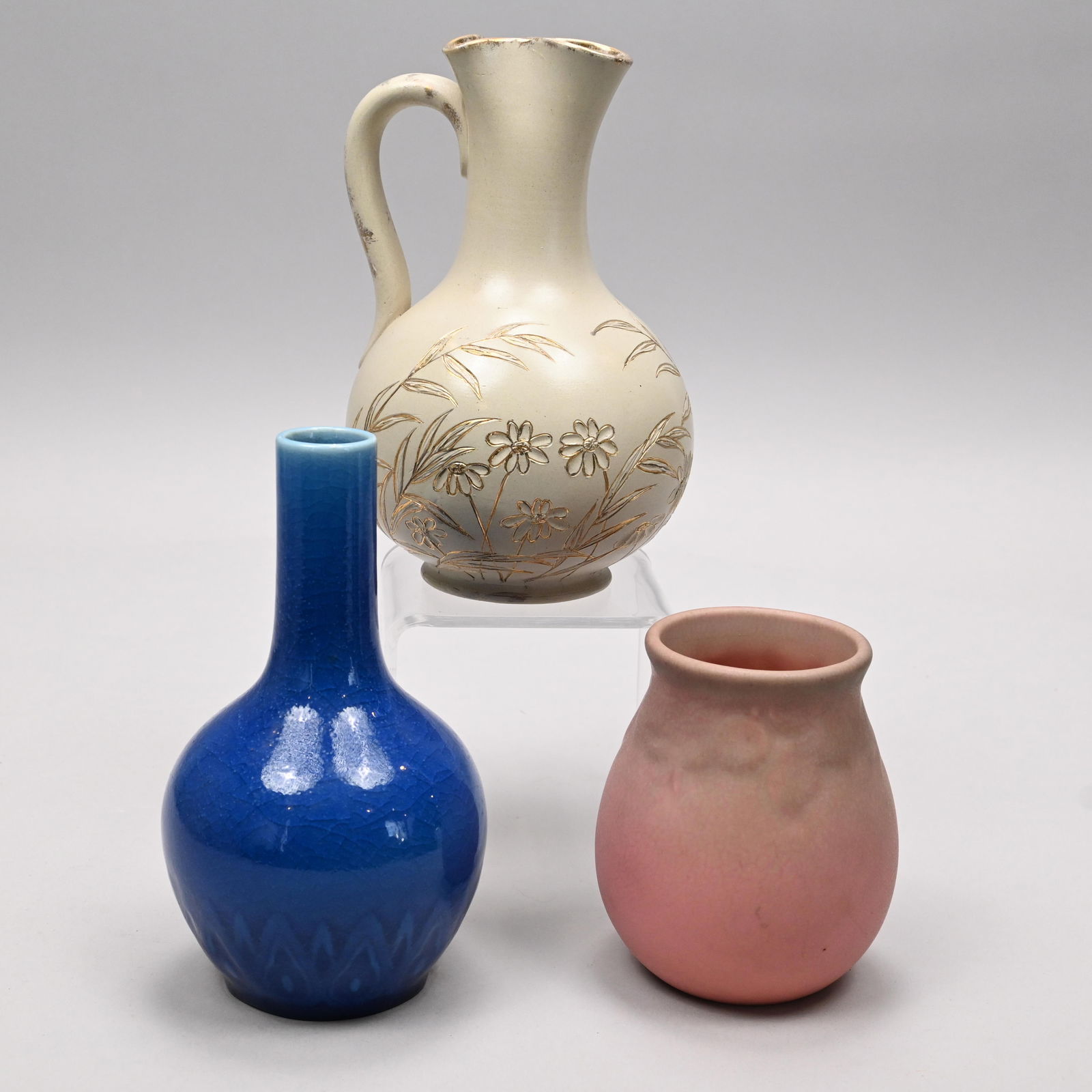 Rookwood Pottery Pitcher and Two Vases, Cincinnati (1 of 16)