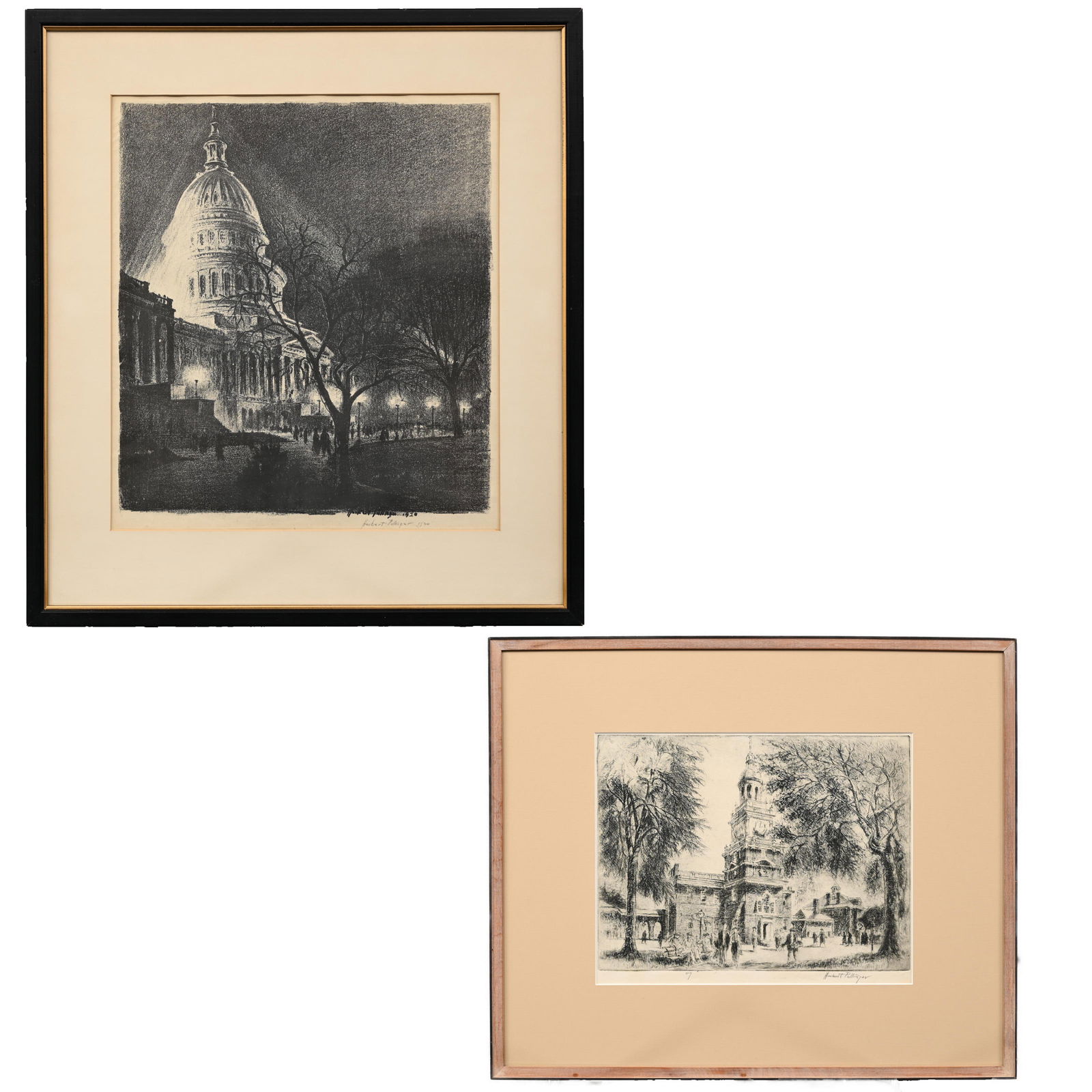 Herbert Pullinger - Two Etchings (1 of 5)