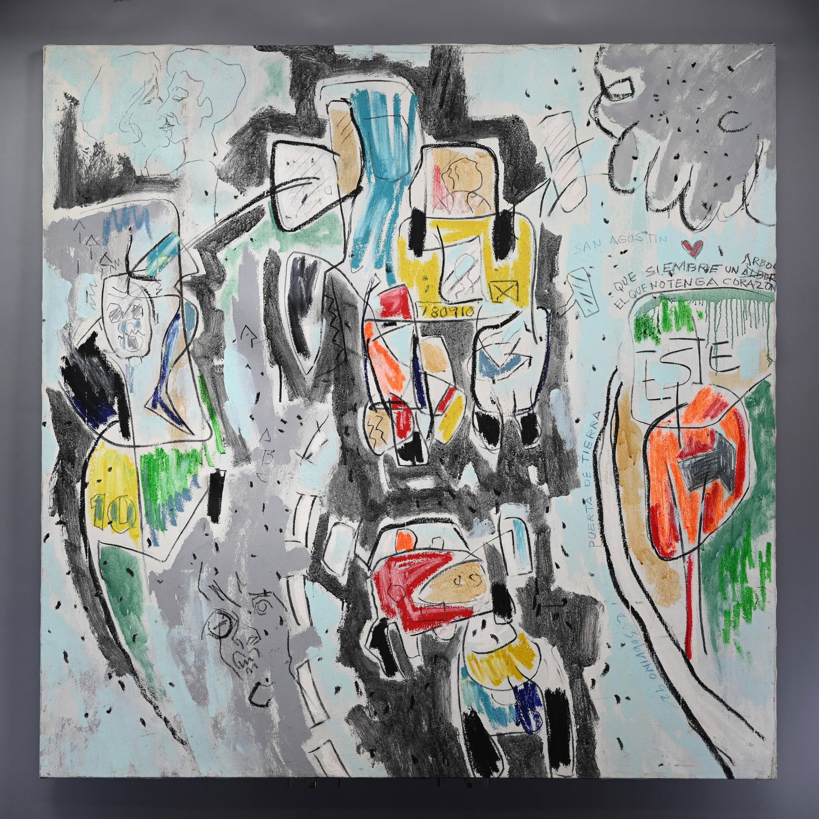 Carmelo Sobrino - Abstract Street Scene, 1992 (1 of 3)