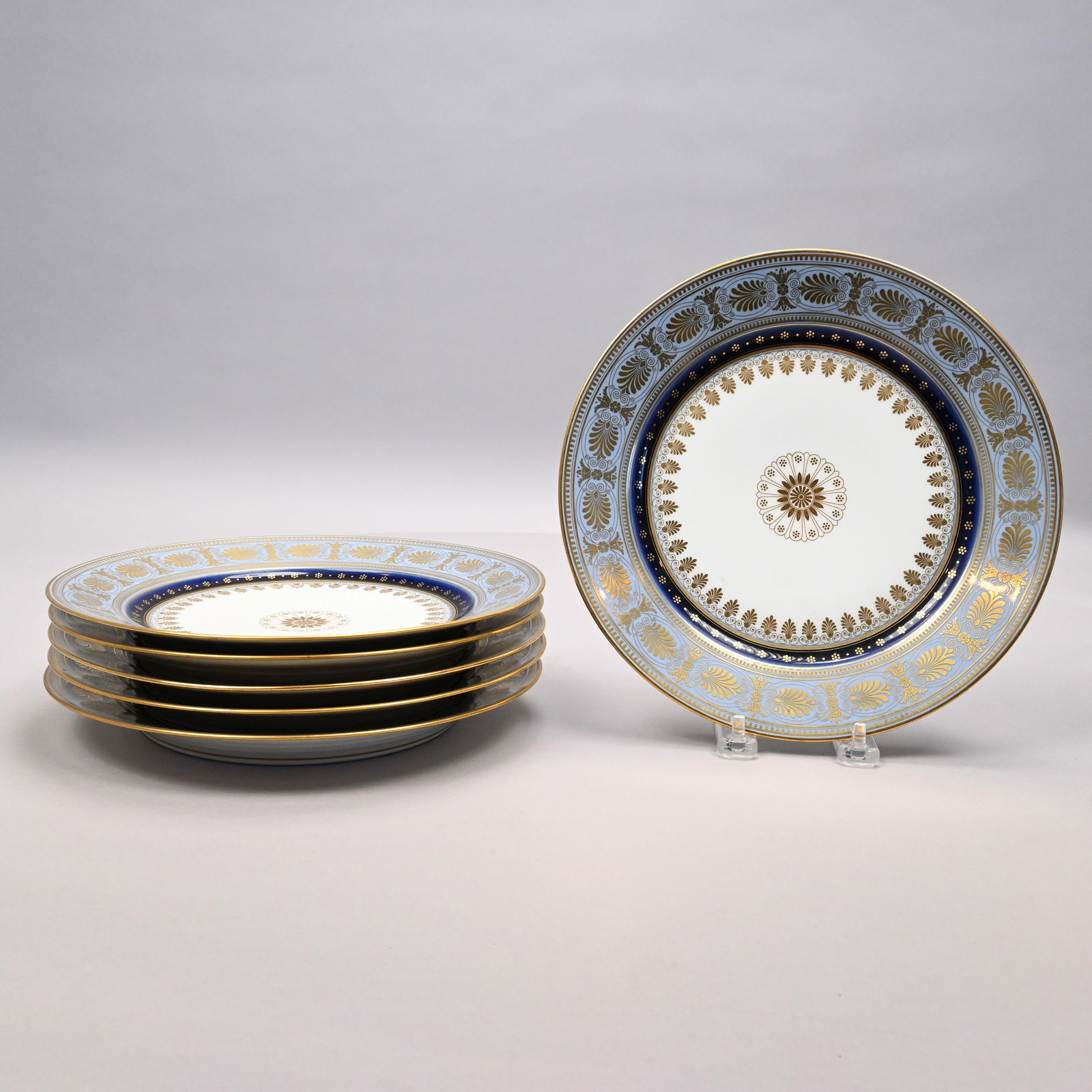 Set of Six Sevres Porcelain Third Republic Plates (1 of 8)