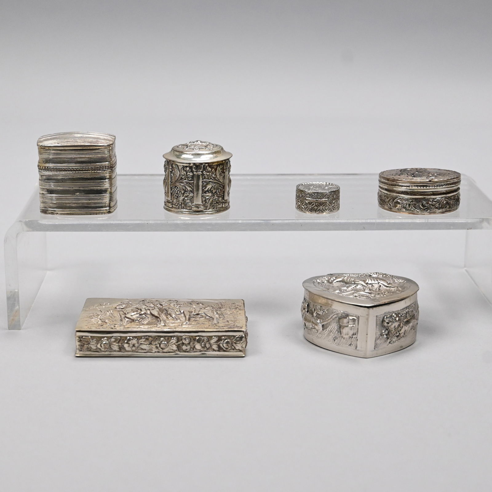 Six Continental Sterling Silver Objets de Vertu (1 of 20)