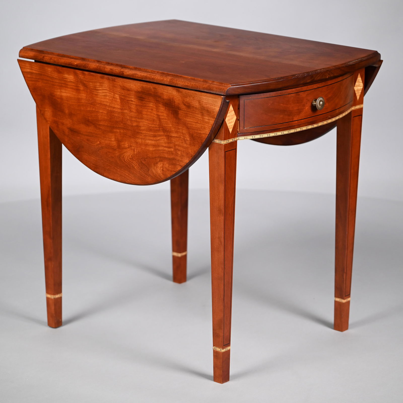 Federal Style Pembroke Table, Donald Dunlap, 1996 (1 of 14)