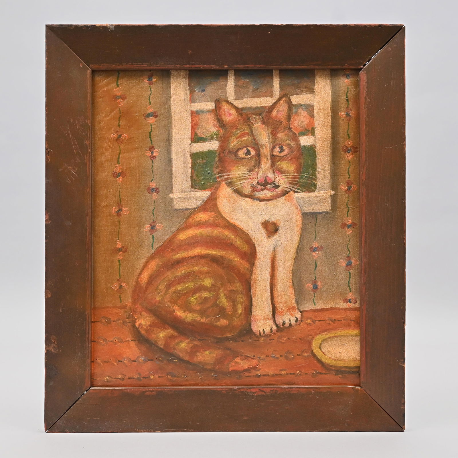 E.F.S-.Folk Art Portrait,Rudolph "Rudy," Dated '29 (1 of 3)