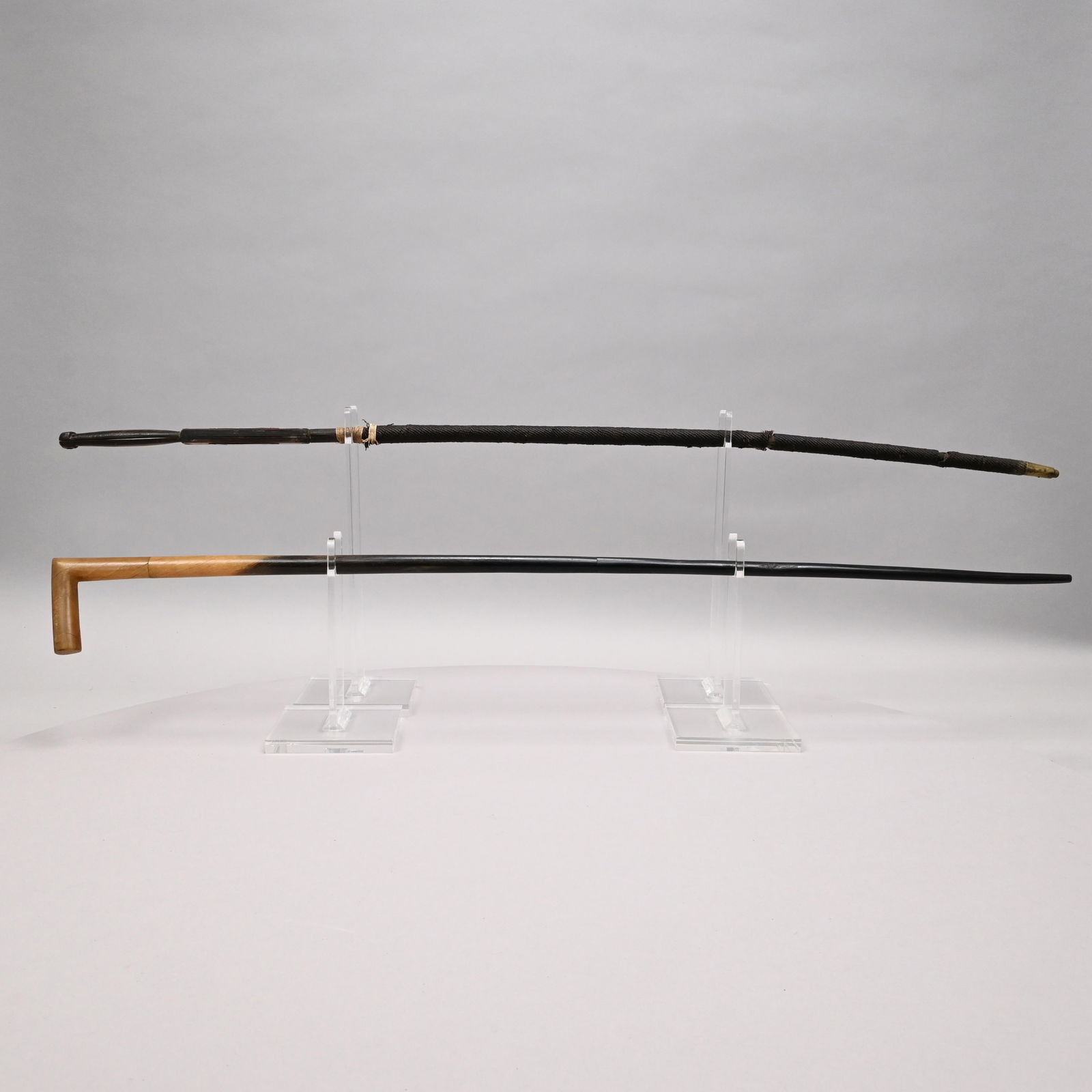 Rare Sailor's Baleen Walking Stick & aHorn Example (1 of 11)