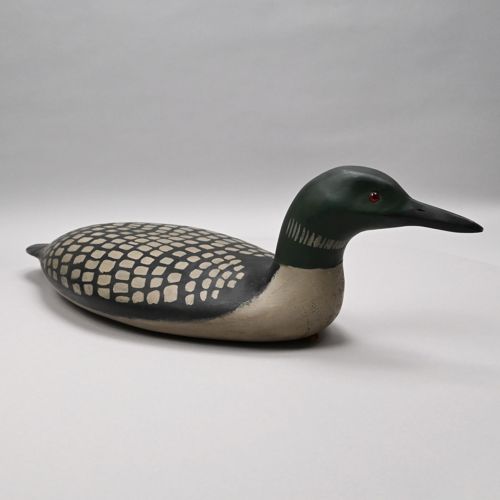 Bob Biddle - Carved and Painted Wood Loon Decoy (1 of 8)