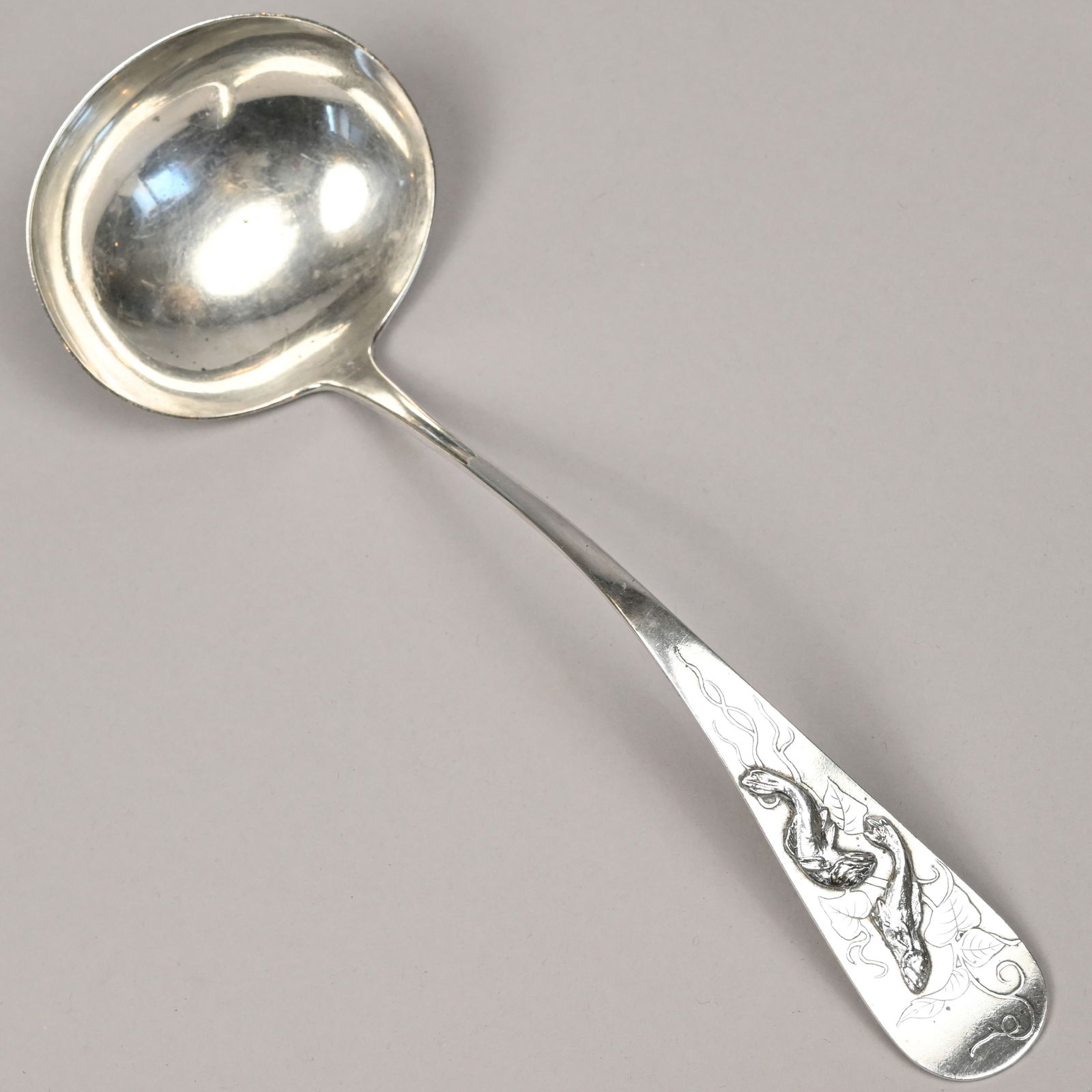 American Aesthetic Movement Sterling Silver Ladle (1 of 4)