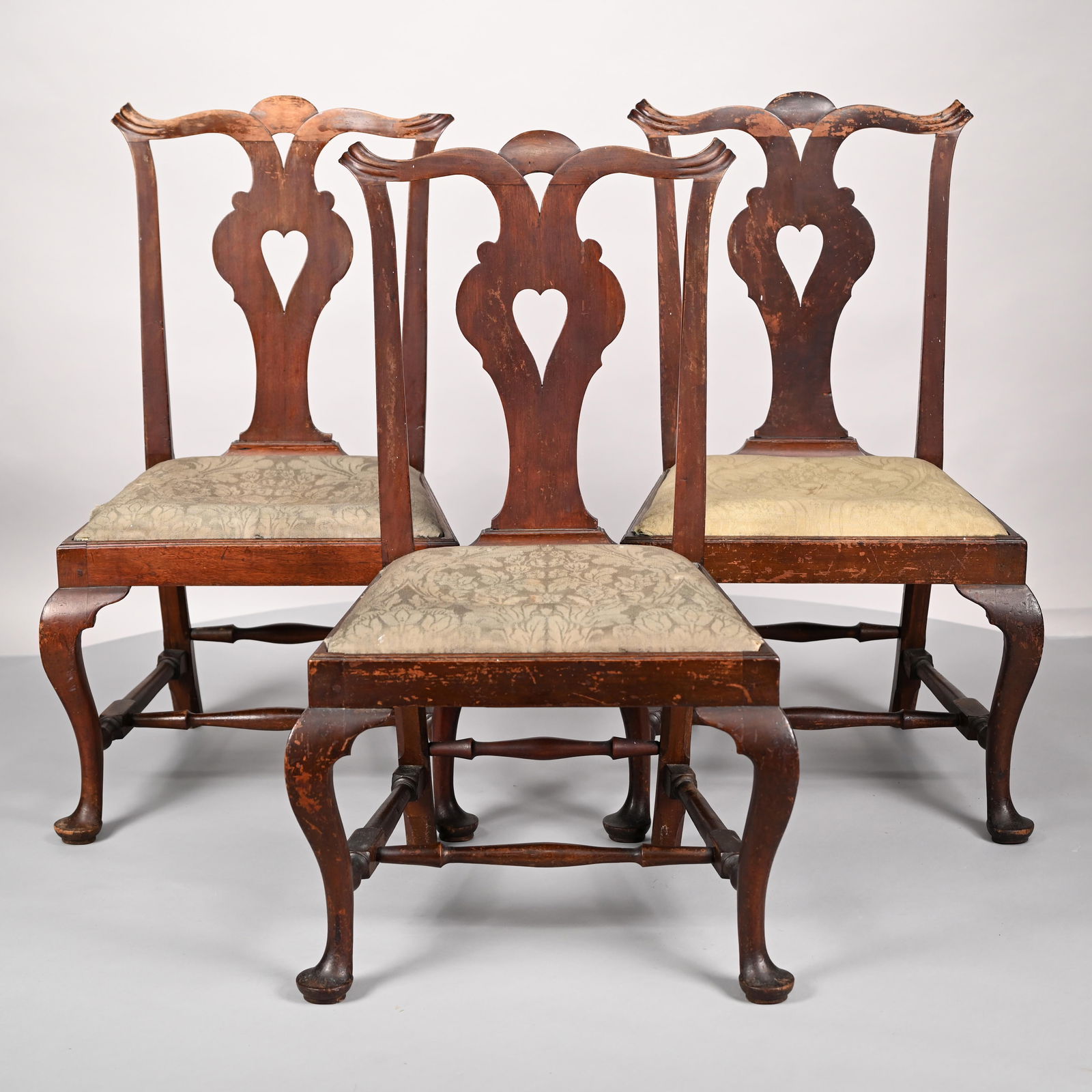 Set Three Salem, Massachusetts Queen Anne Chairs (1 of 20)