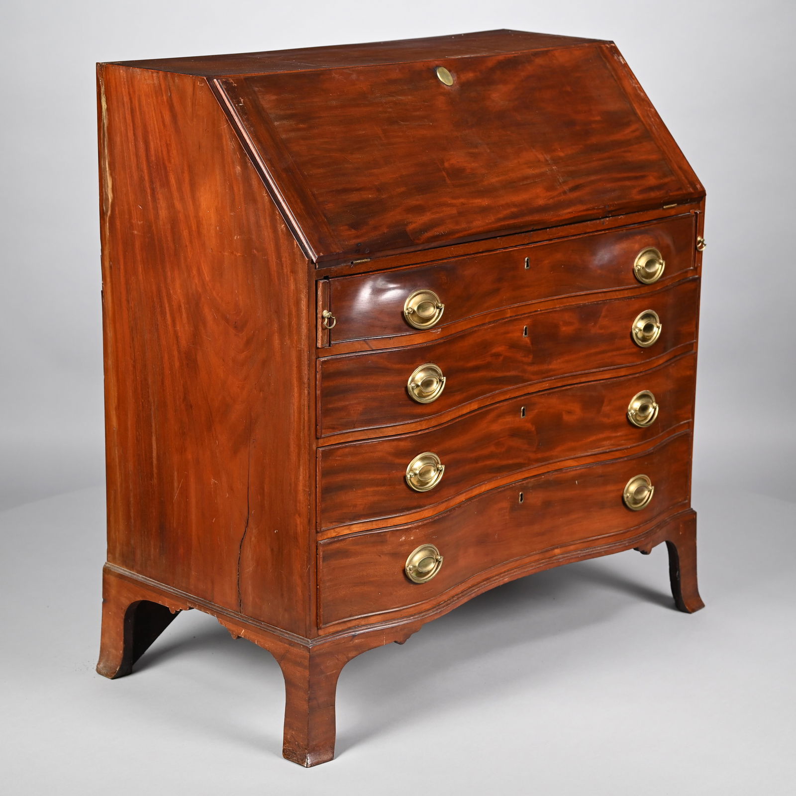 Salem, Mass. Chippendale Mahogany Slant-Front Desk (1 of 14)