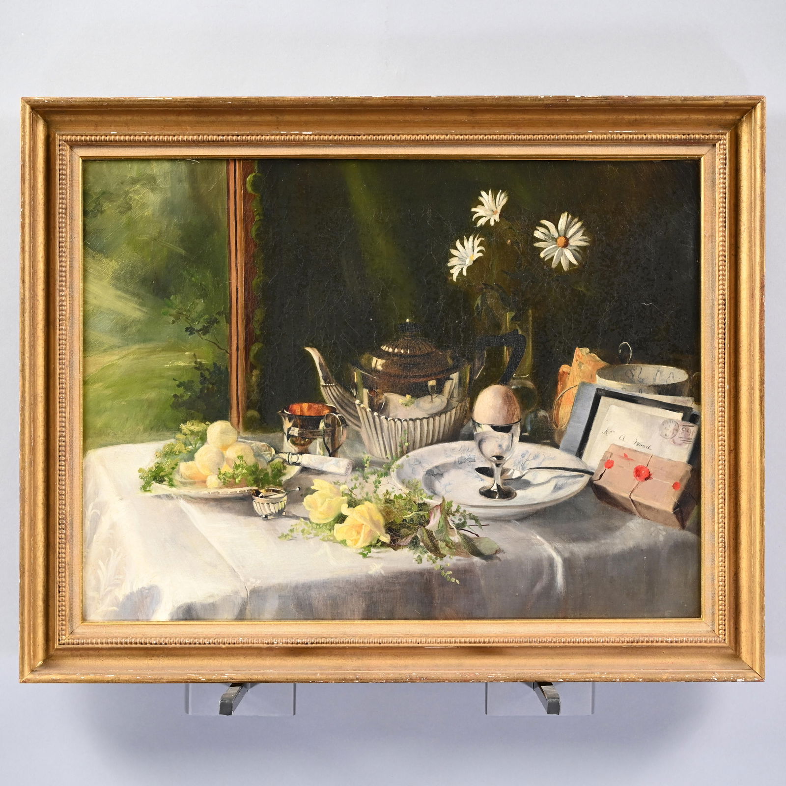 A. Wood (Probably British) - Regency Still Life (1 of 3)