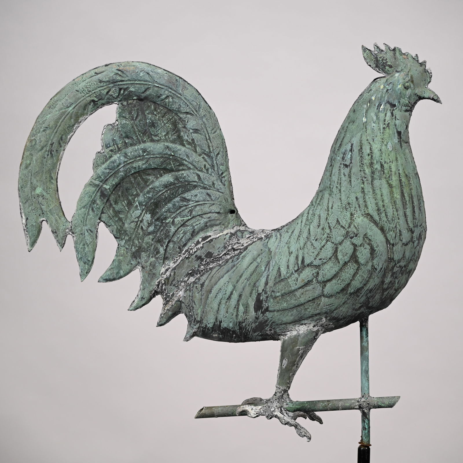Rooster Copper & Zinc Weathervane w/ Directionals (1 of 16)