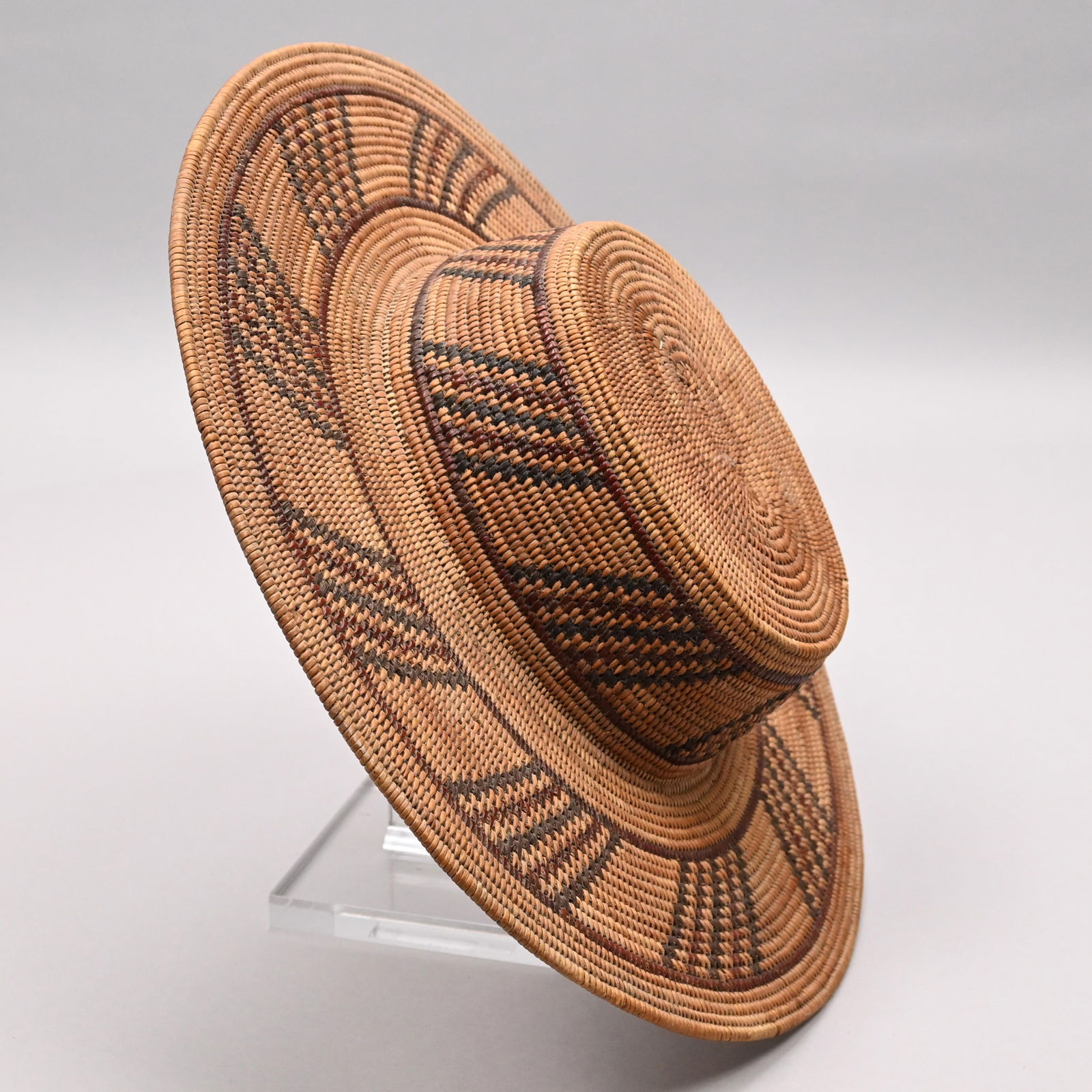 Native American Three-Color Woven Hat (1 of 7)