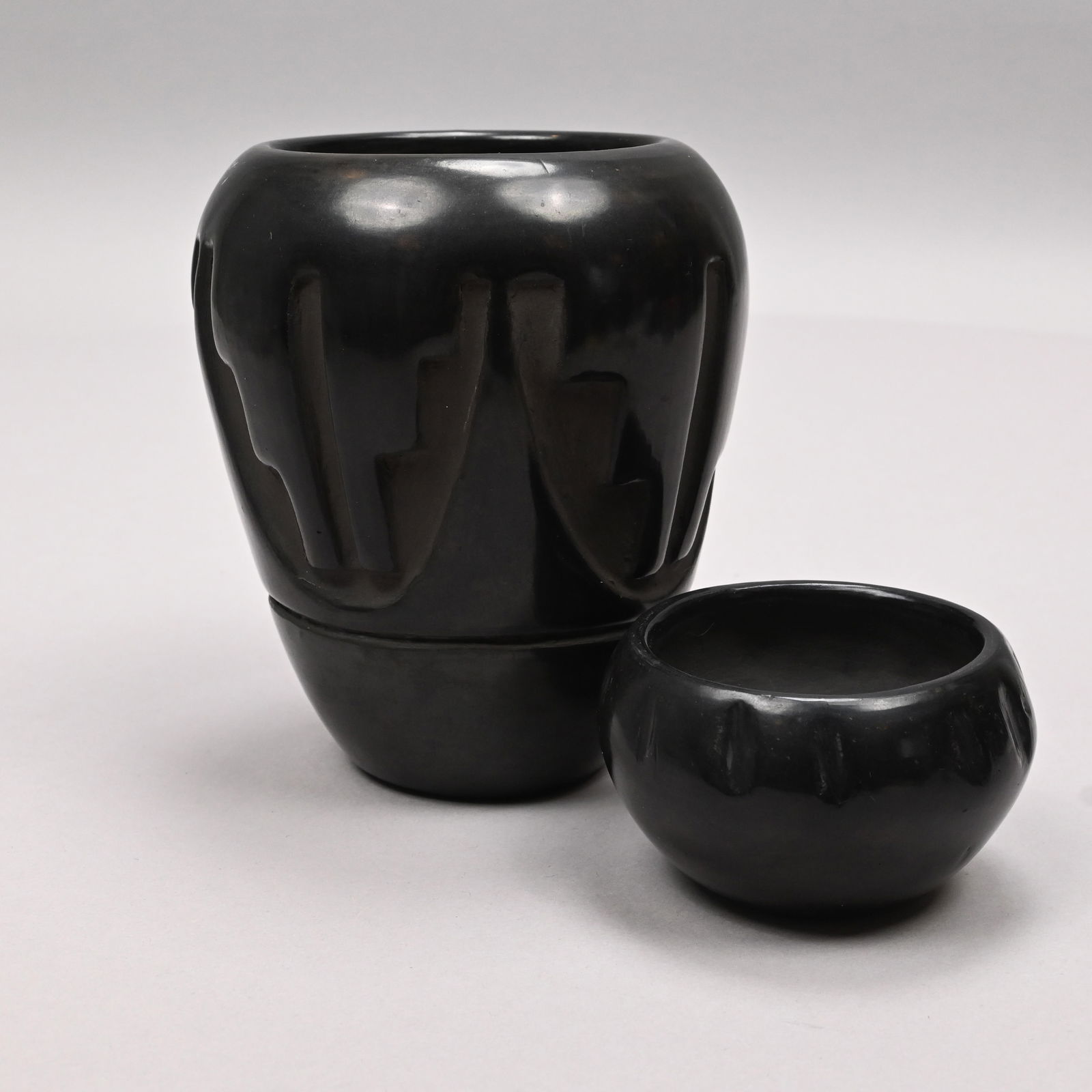 Faustina Gutierrez - Blackware Vase & Another (1 of 13)