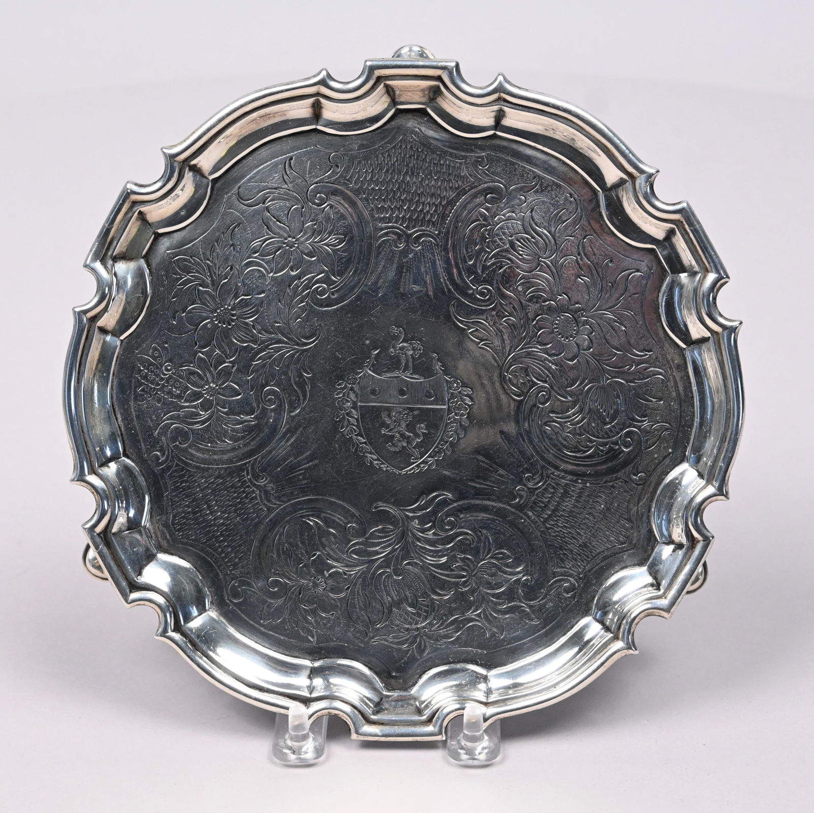 George II Silver Waiter, London, G.Hindmarsh, 1734 (1 of 4)