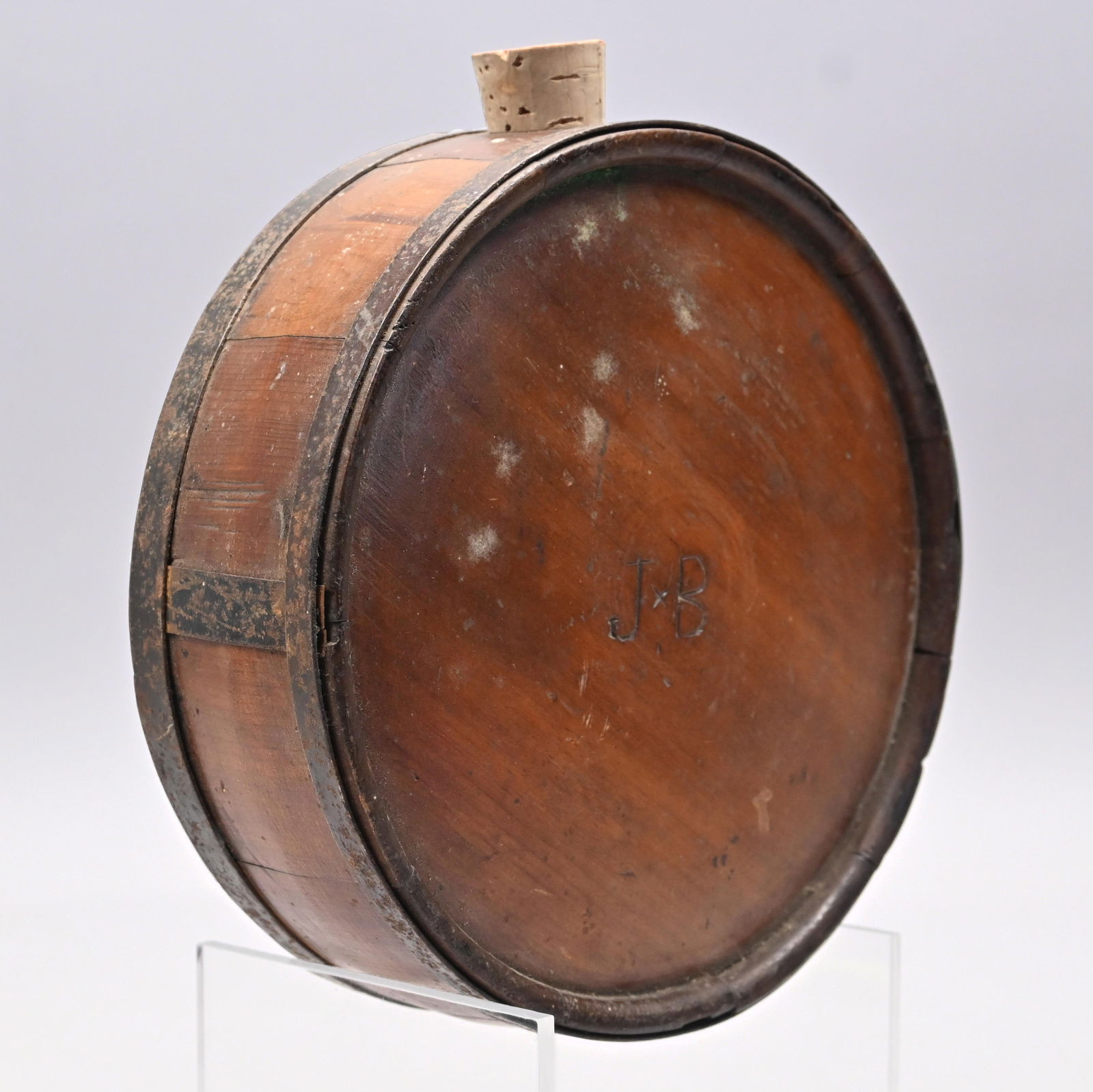 J.B.'s Civil War Era Mahogany Canteen, 1860-65 (1 of 8)