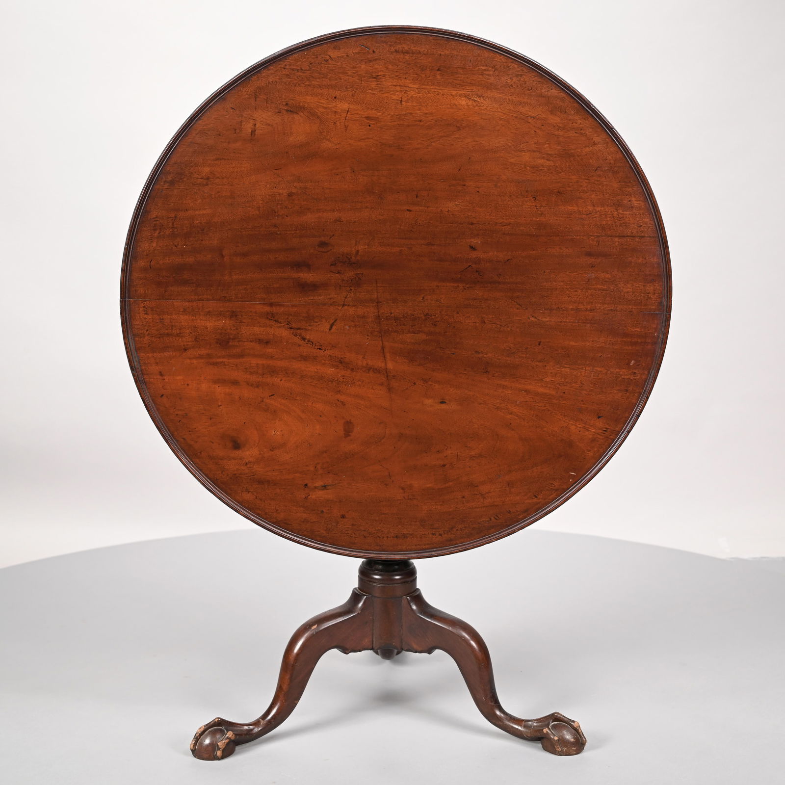 Chippendale Mahogany Tilt-Top Tea Table (1 of 16)